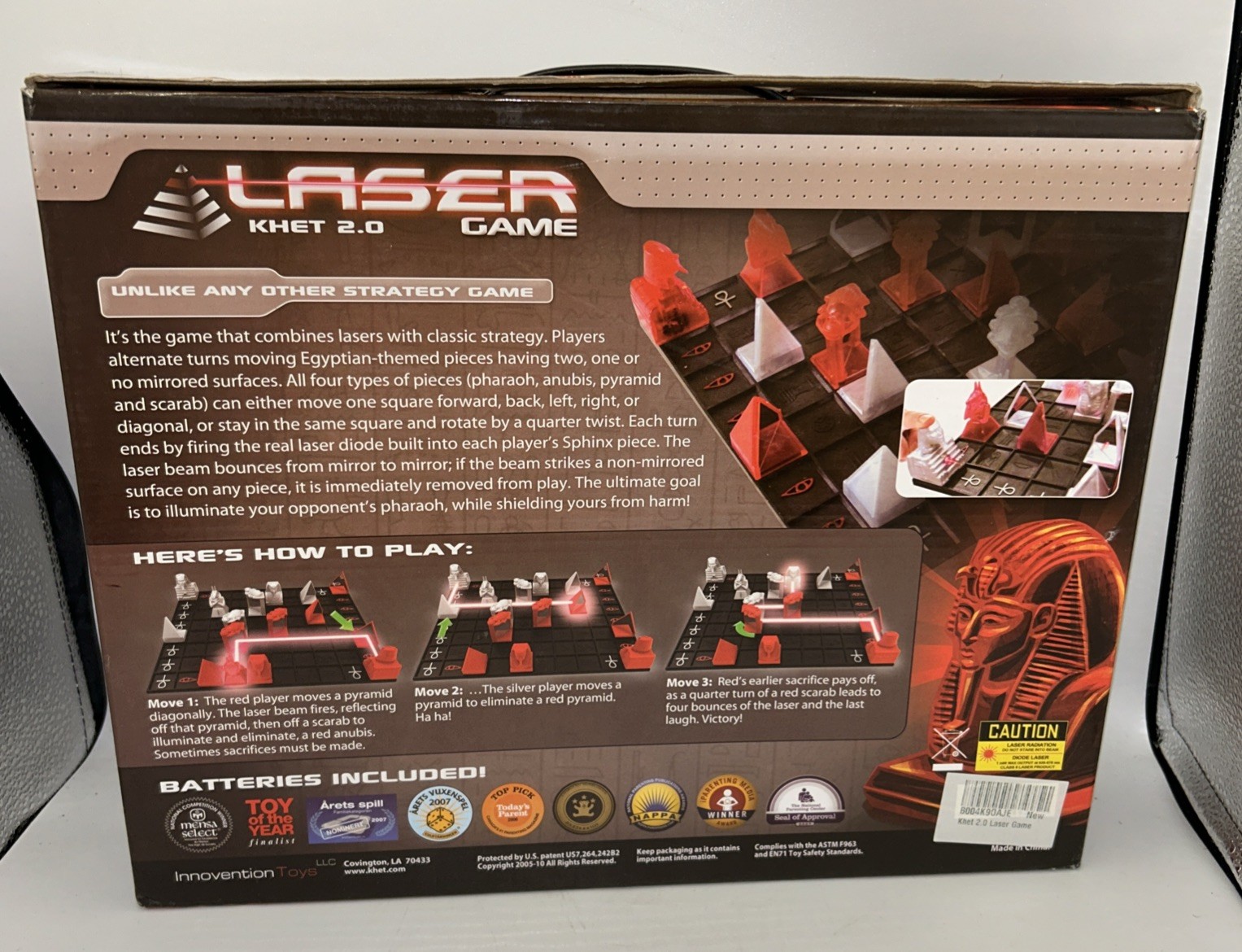 Laser Board Game Khet 2.0 Strategy For Parts Or Repair Complete Used