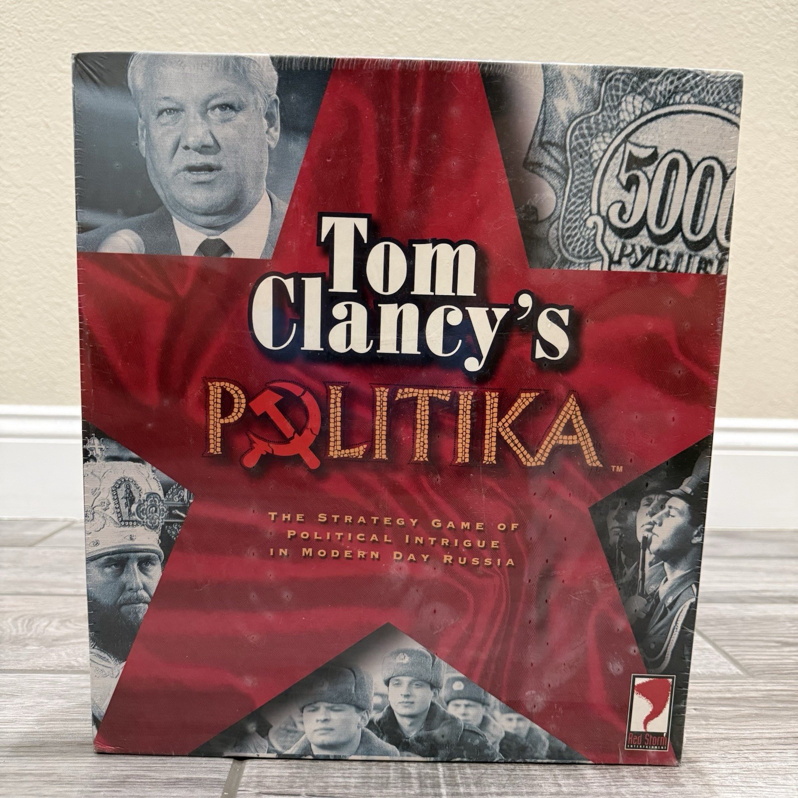 Tom Clancy’s Politika Board Game Red Storm Entertainment 1997 – Factory Sealed
