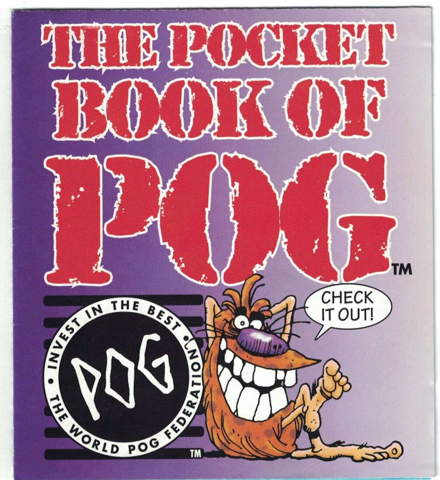 The Pocket Book of Pog Poster & History & Rules Book The World POG Federation