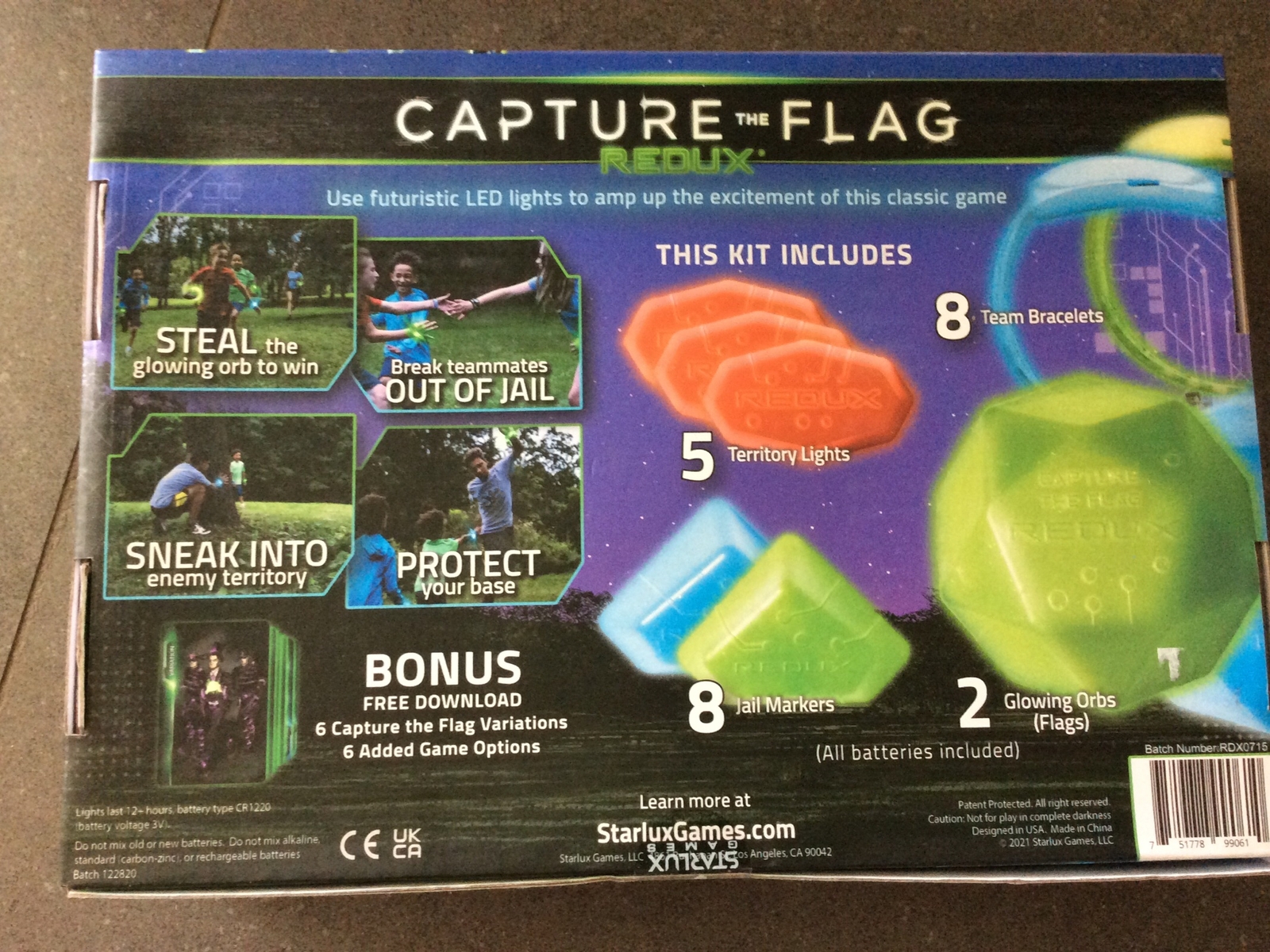 Capture the Flag REDUX Glow in Dark Outdoor Night Time Game – BRAND NEW IN BOX