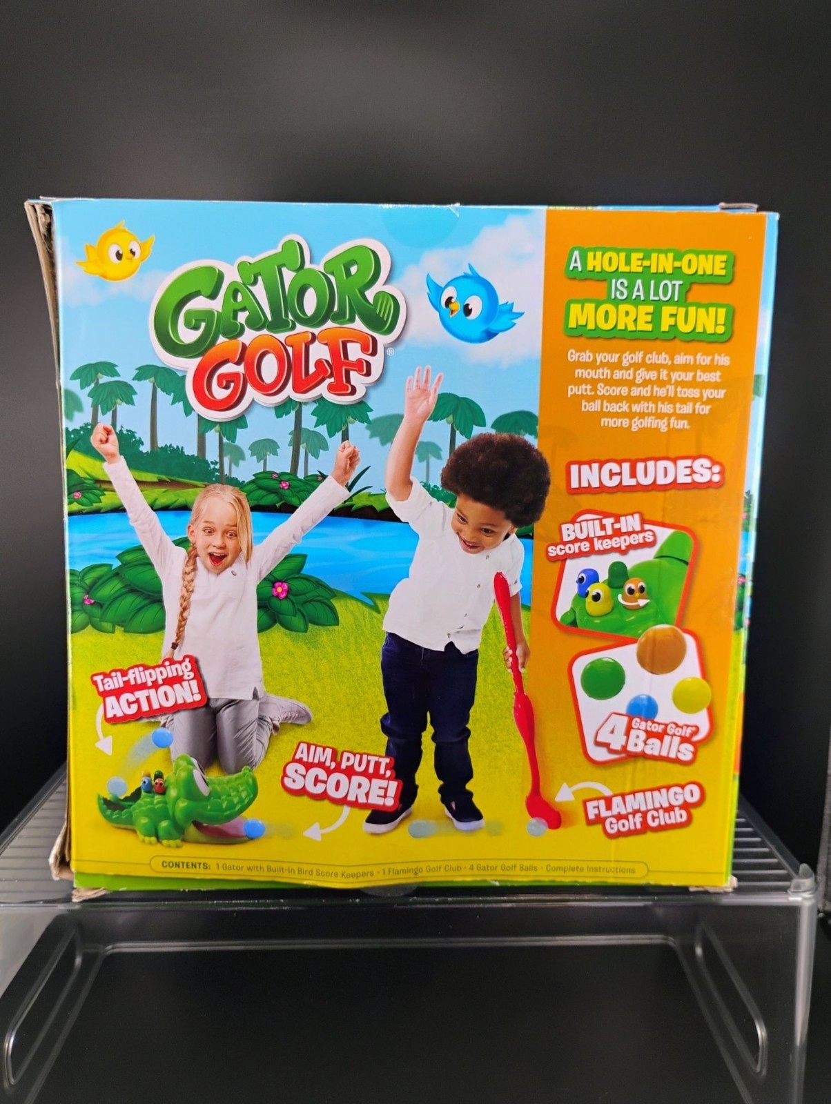 Gator Golf Play-At-Home Mini-Golf Game Ages 3 & Up 2-4 Players