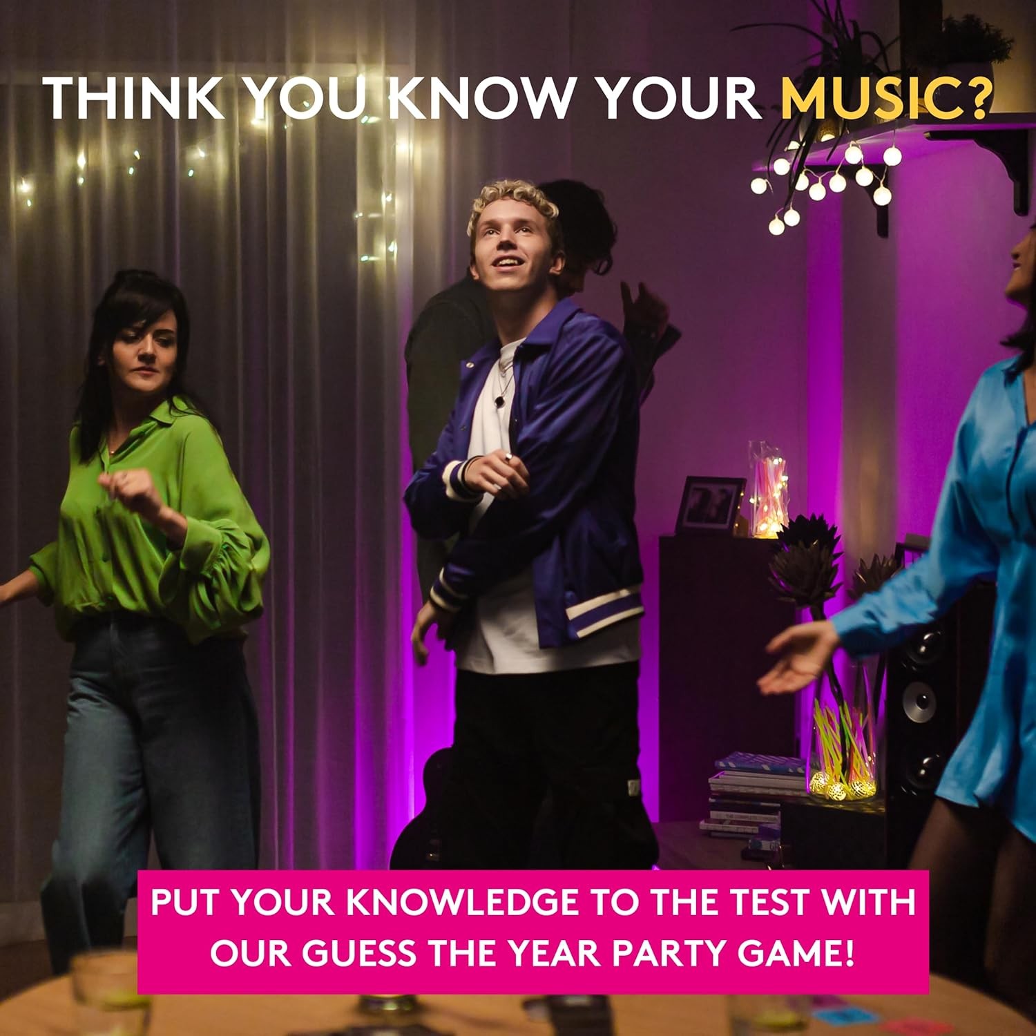Jumbo Hitster – The Music Fun Party Quiz Card Game, 2-10 Players – 300 Plus Icon