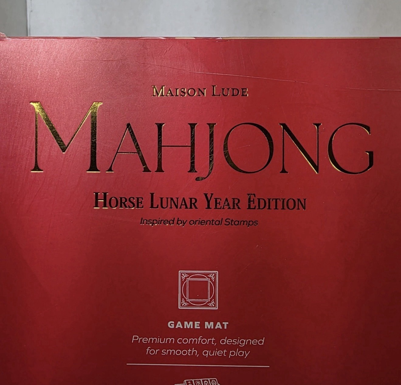 Maison Lude MAHJONG HORSE LUNAR YEAR EDITION – Carry Bag – 160 Tile Set -NIB