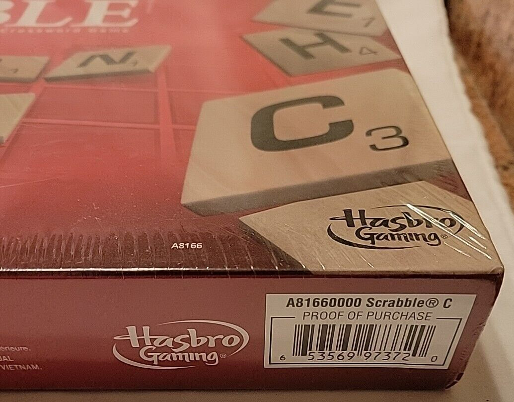 Classic Hasbro Scrabble Game A8166 New Factory Sealed NIB