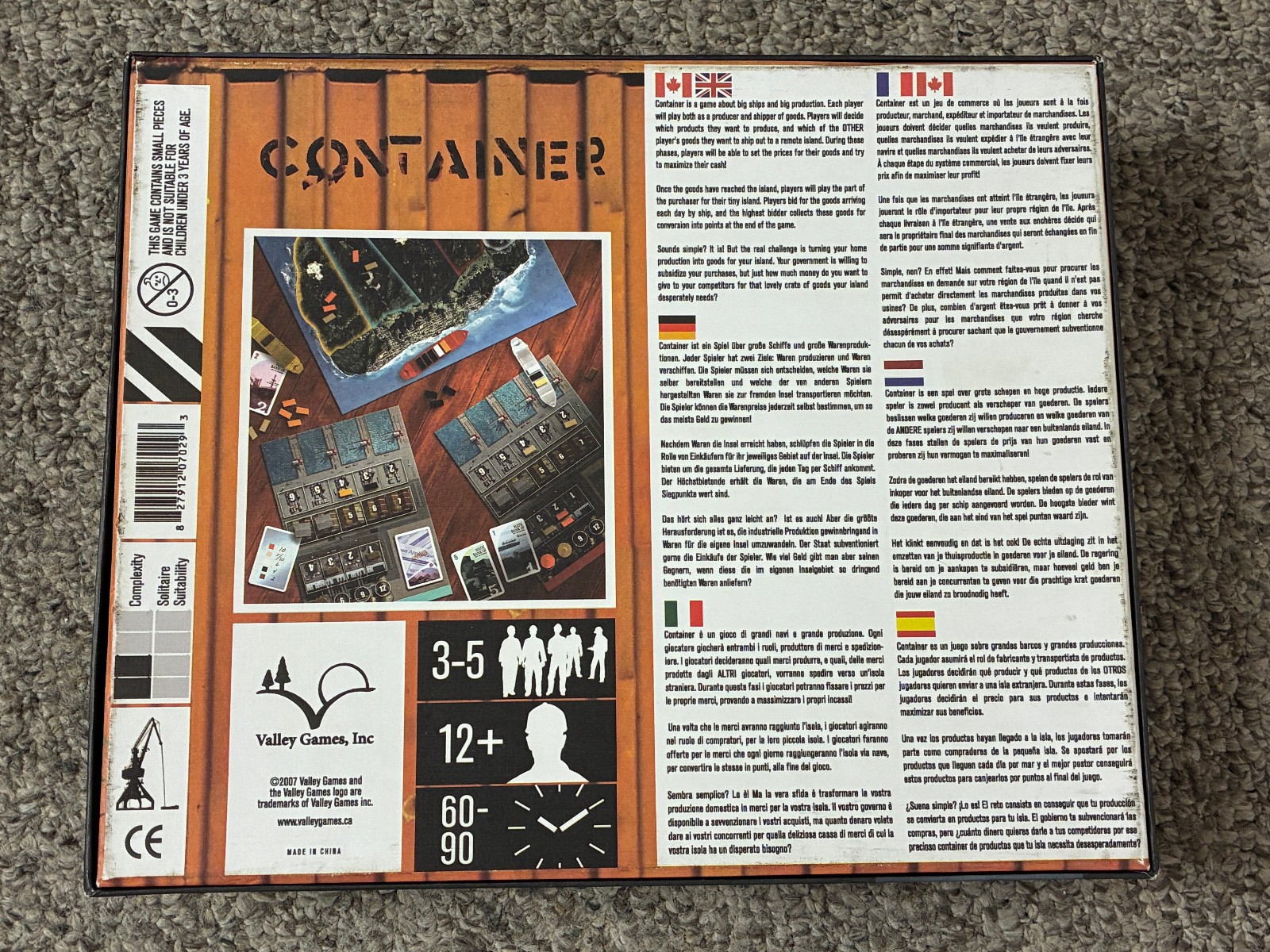 Container – Valley Games 2007 – Complete