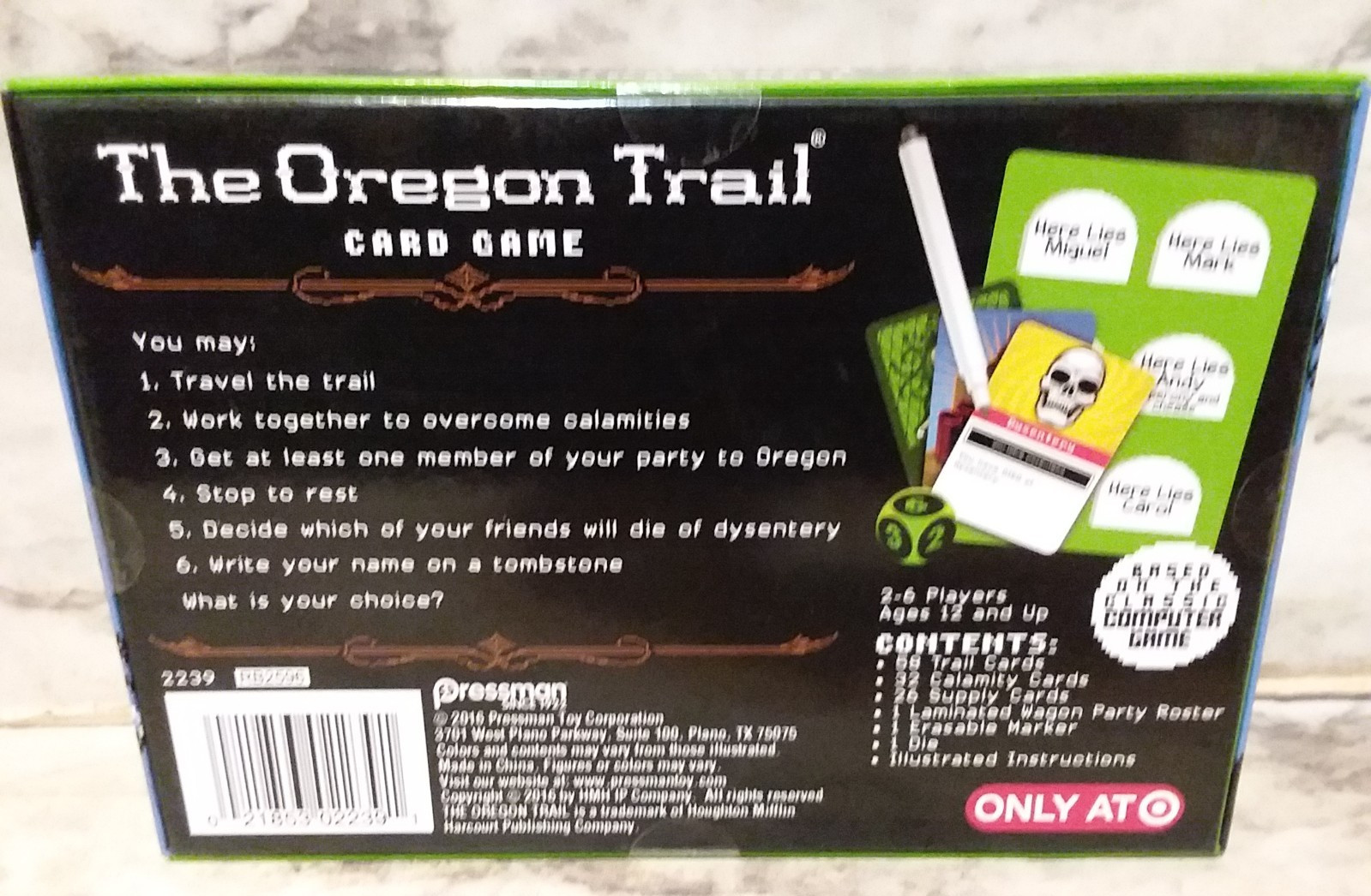 2 THE OREGON TRAIL Card Video Theme Games – Base Game & Hunt for Food – Complete