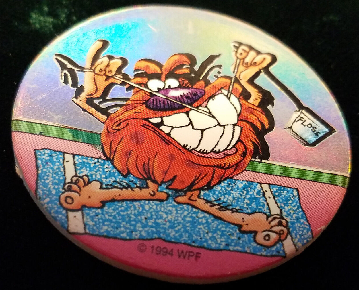 Vintage RARE Lot of 6 WPF 1994 World Pog Federation Robo Pog, Jerk O’ Lantern