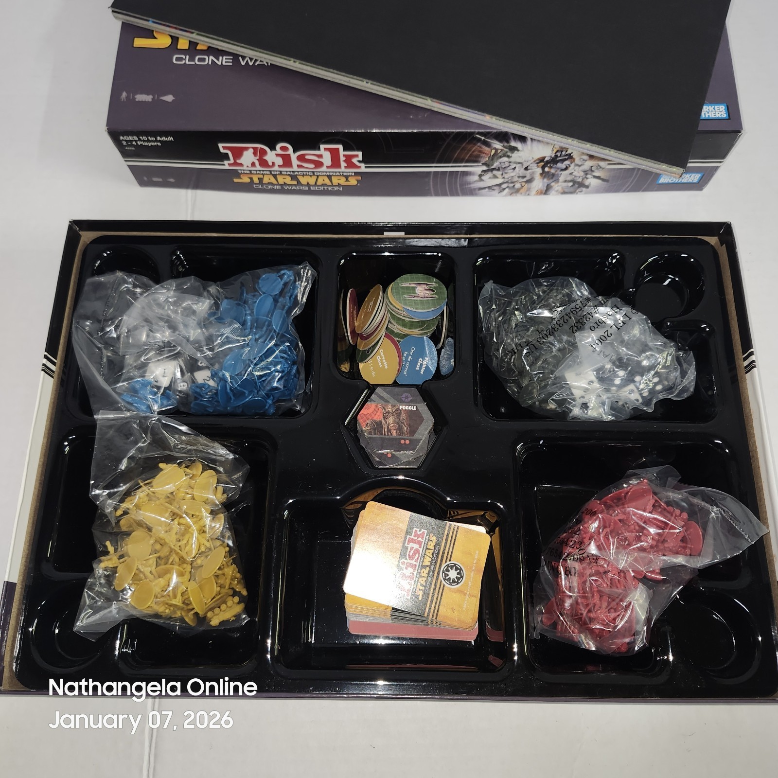 Star Wars Risk Clone Wars Edition Galactic Domination Game New OPEN BOX
