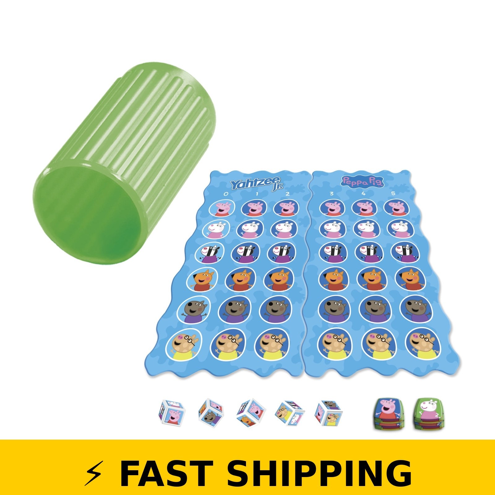 Yahtzee Jr. Peppa Pig Edition Board Game for Kids