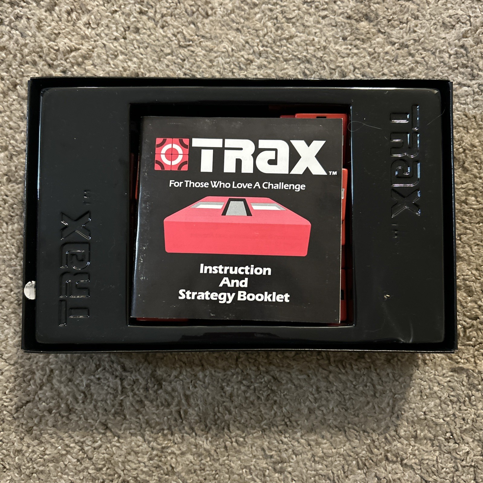 Vintage TRAX TILE Board Game Challenging Abstract Strategy 1987 Complete