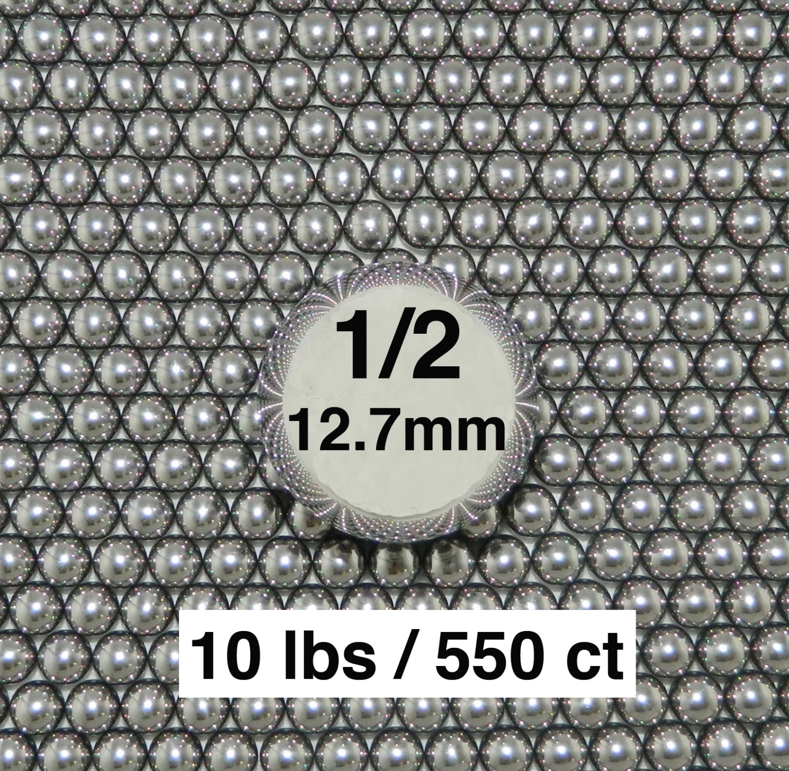 12MM STEEL SLINGSHOT BALLS (10 LBS)