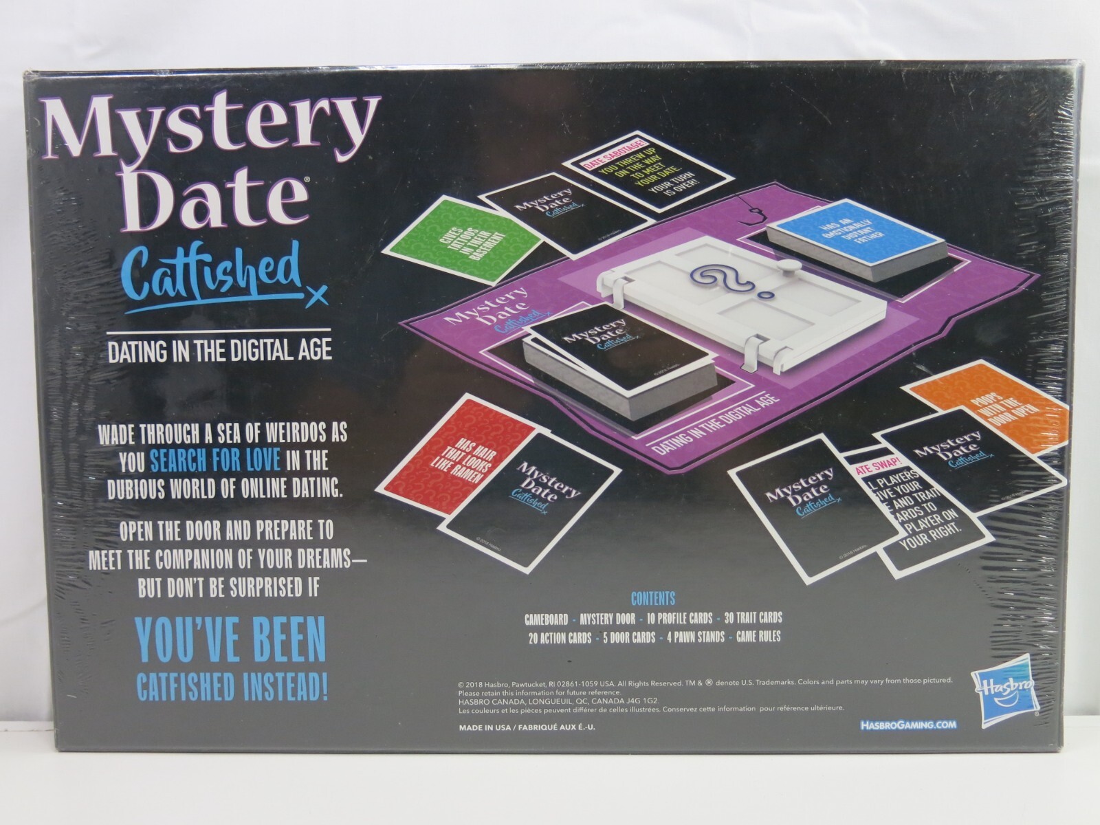 Mystery Date Catfished Dating In The Digital Age Hasbro Board Game 2018