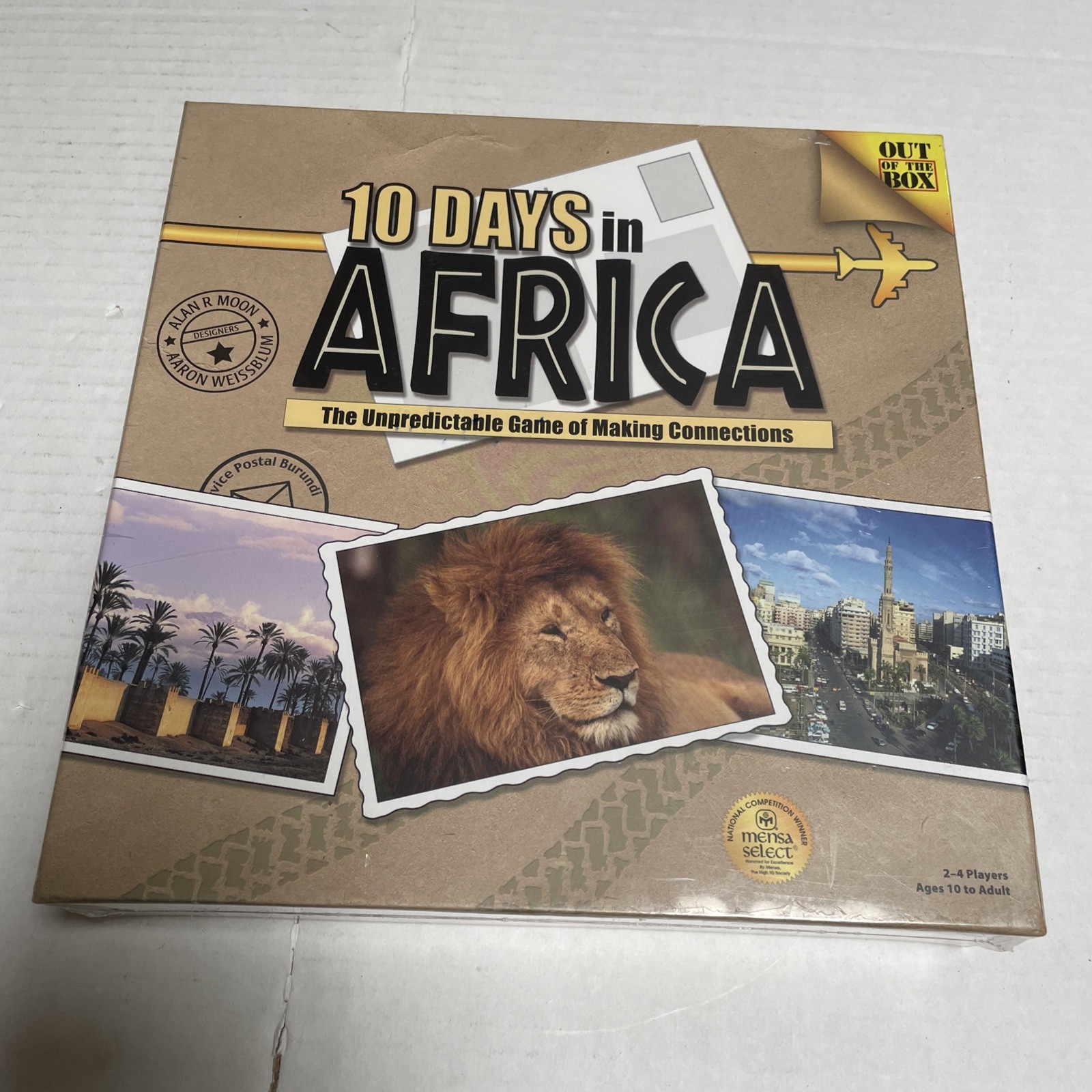 10 Days in Africa SEALED unpredictable game of making connections Out of the Box