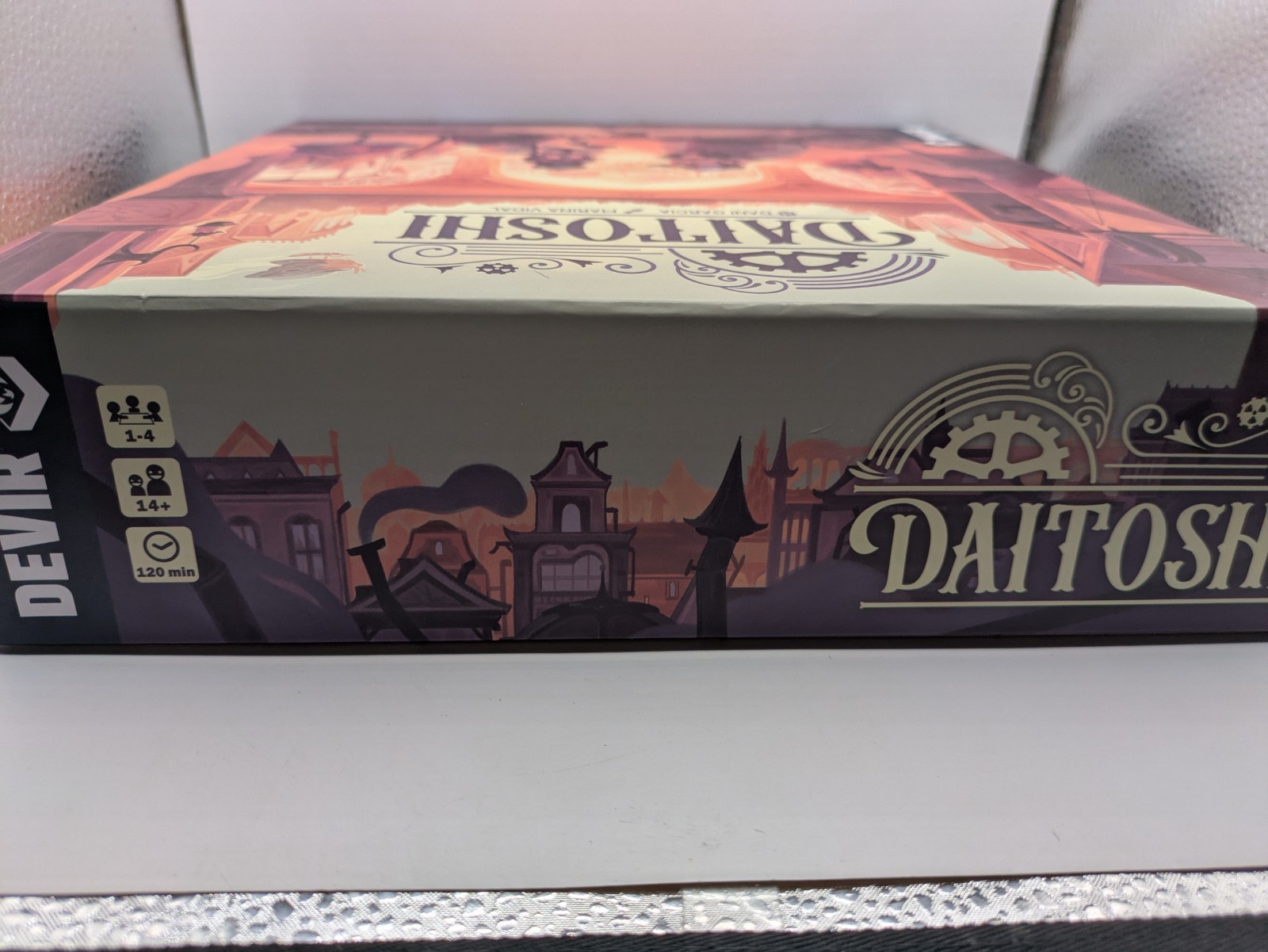 Devir Daitoshi Steam Board Game! Ages 14+ with 3D Printed Insert! NEW OPEN BOX