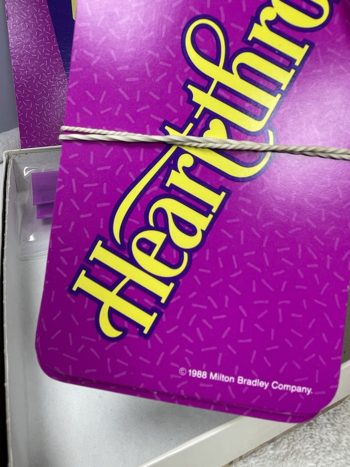 Heart-Throb The Dream Date Board Game 1988 MB *COMPLETE* Milton Bradley Dating