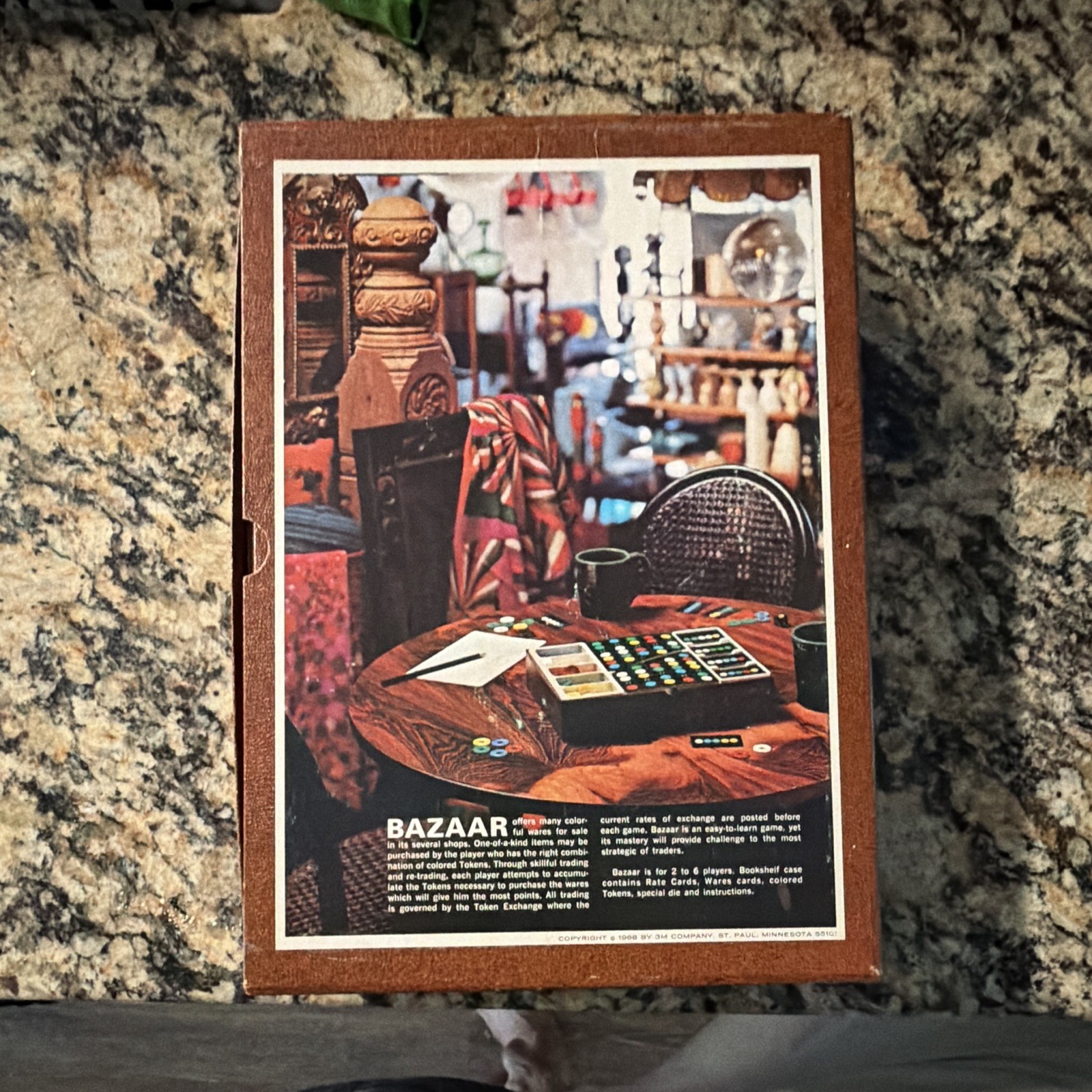 3M Bazaar Trading Board Game Vintage 1967 Complete Game 2+ Players Ages 8-11
