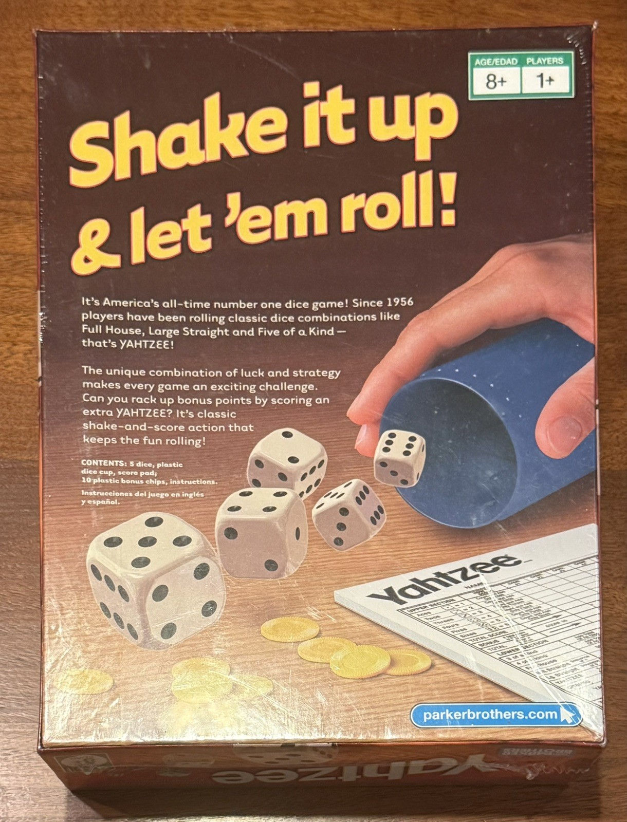 YAHTZEE Family Board Game 2005 Brand NEW/Sealed Parker Brothers Game Night 🎲🫟