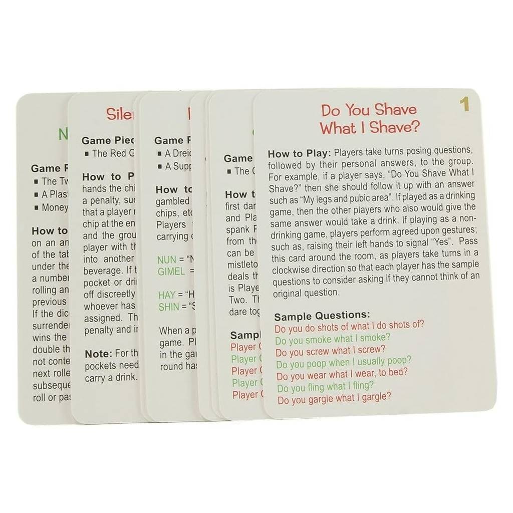 Kheper Games The 12 Adult Party Games Of Christmas Xmas Holiday Novelty Gift