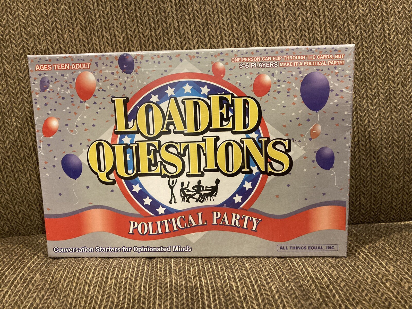 Loaded Question Political Party Game USA 2008 All Things Equal 16+ New In Box