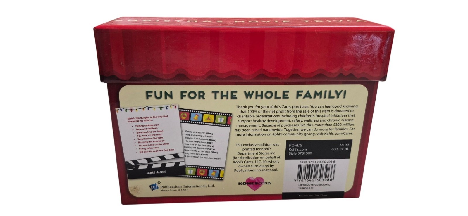 Christmas Movie Trivia Game Box – Family Fun Holiday Party Cards