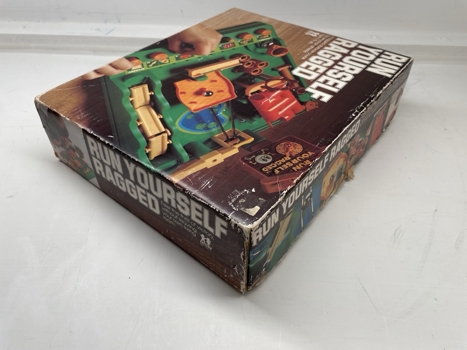 Vintage 1979 Run Yourself Ragged TOMY Maze Game Rugged Obstacle Course