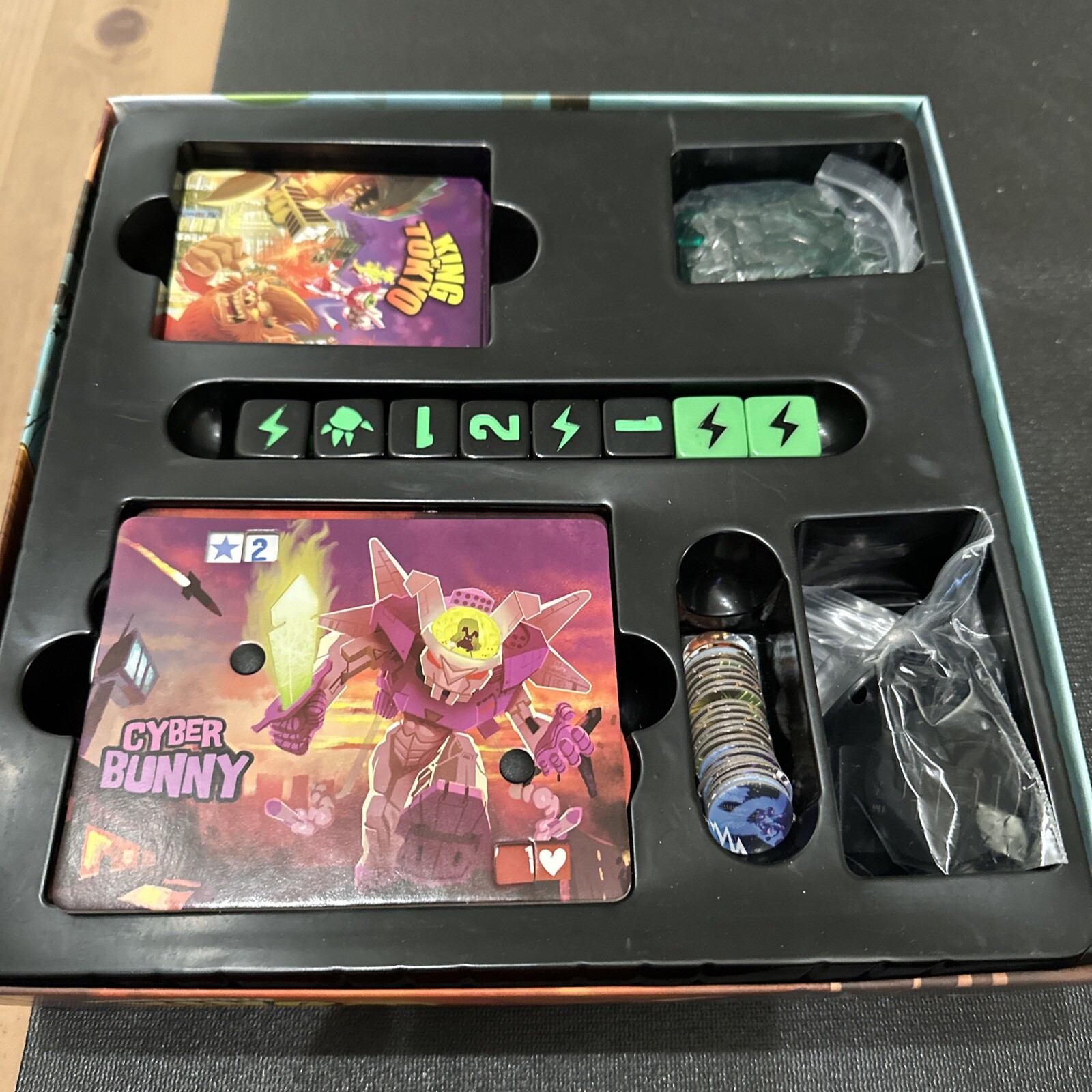 King of Tokyo Board Game IELLO Richard Garfield 2014 – Complete
