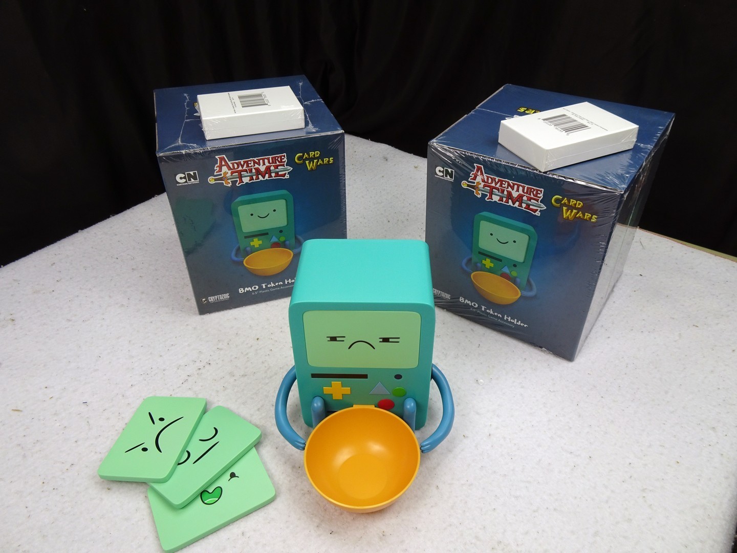 Adventure Time Card Wars: BMO Token Holder – Brand new and in hand w/ faceplates
