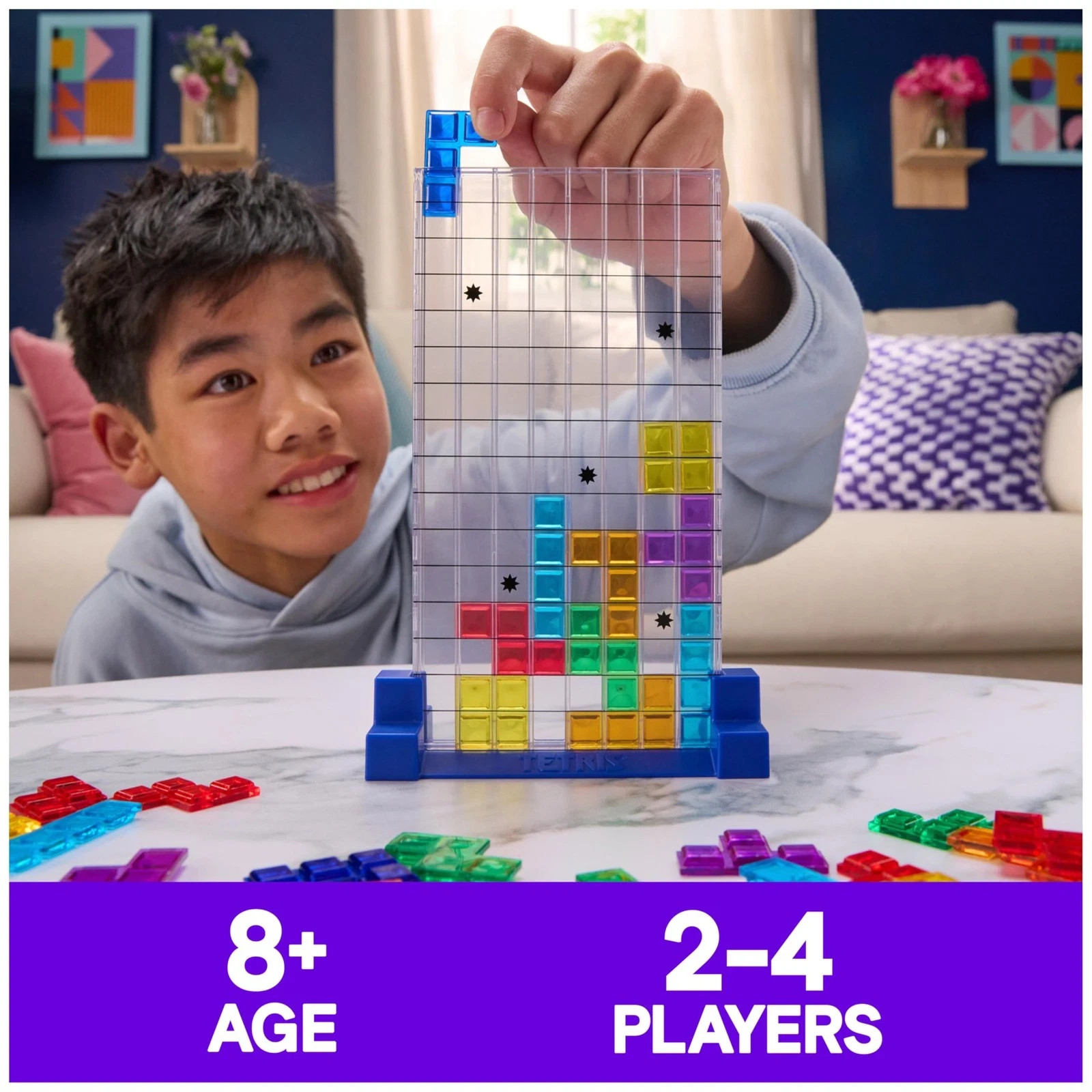 Spin Master Games, Tetris The Board Game, Play the Classic Puzzle Game Tetris…