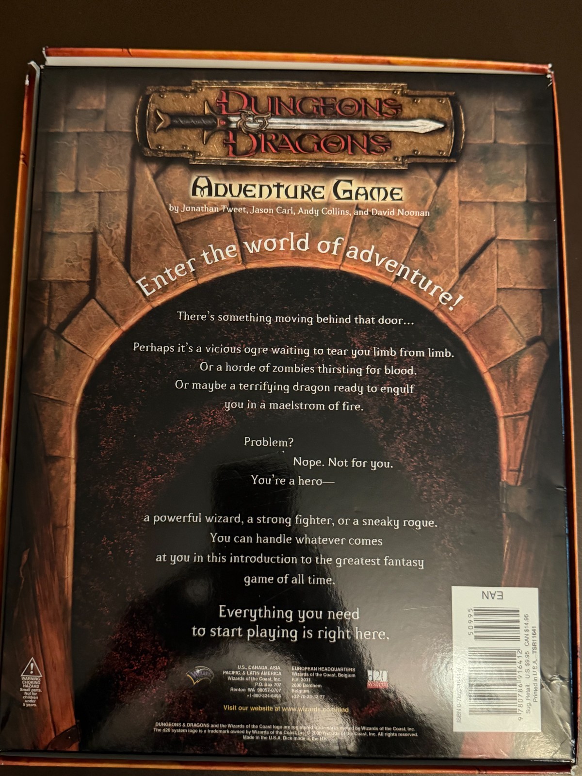 D&D Adventure Game Box Set. Pristine Components. Clean and Unpunched. 6 Dice.
