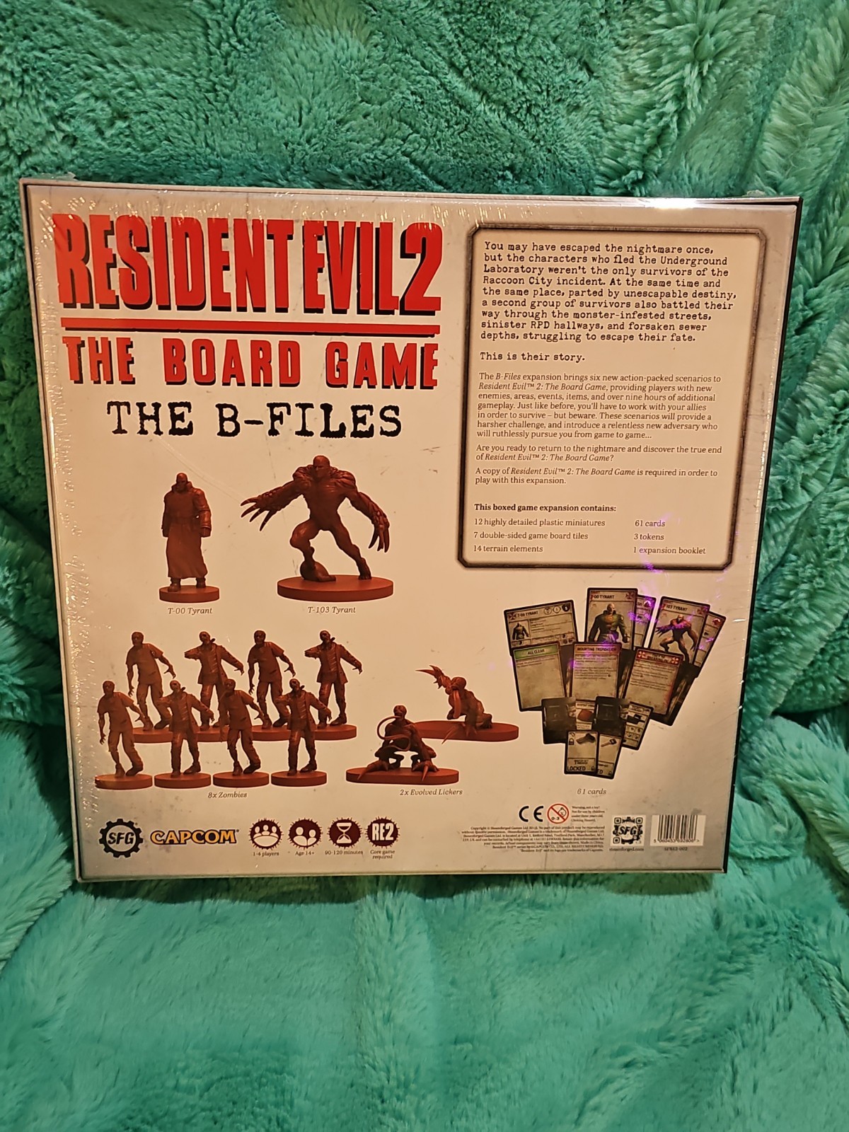 Steamforged Games Resident Evil 2: The B-Files Expansion Board Game