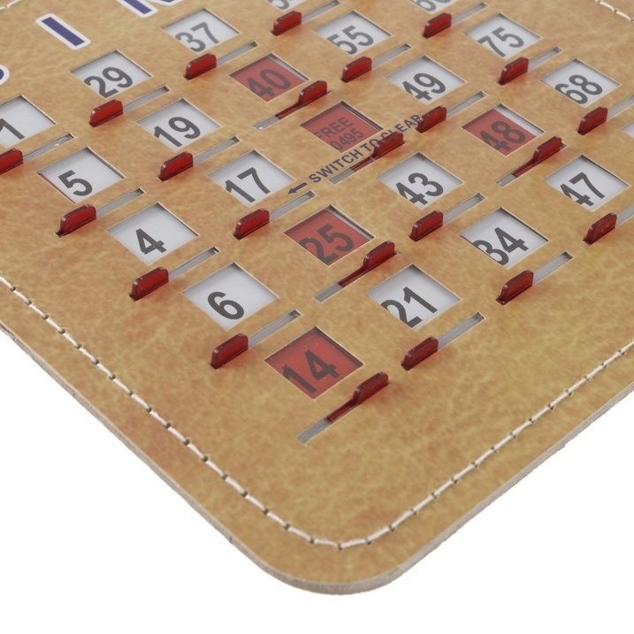 Deluxe Bingo Game Metal Spinner Wooden Balls Shutter Cards HEY!PLAY! 80-DELBINGO
