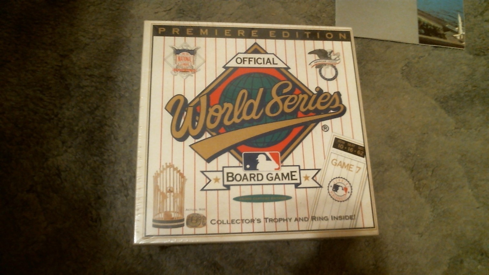 Official World Series Board Game Premier Edition 1993 Factory Sealed w/COA