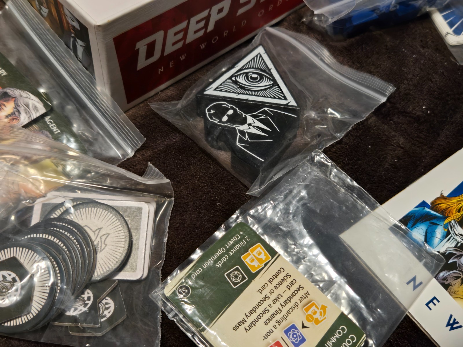 Deep State: New World Order Strategy Board Game by CrowD Games-COMPLETE