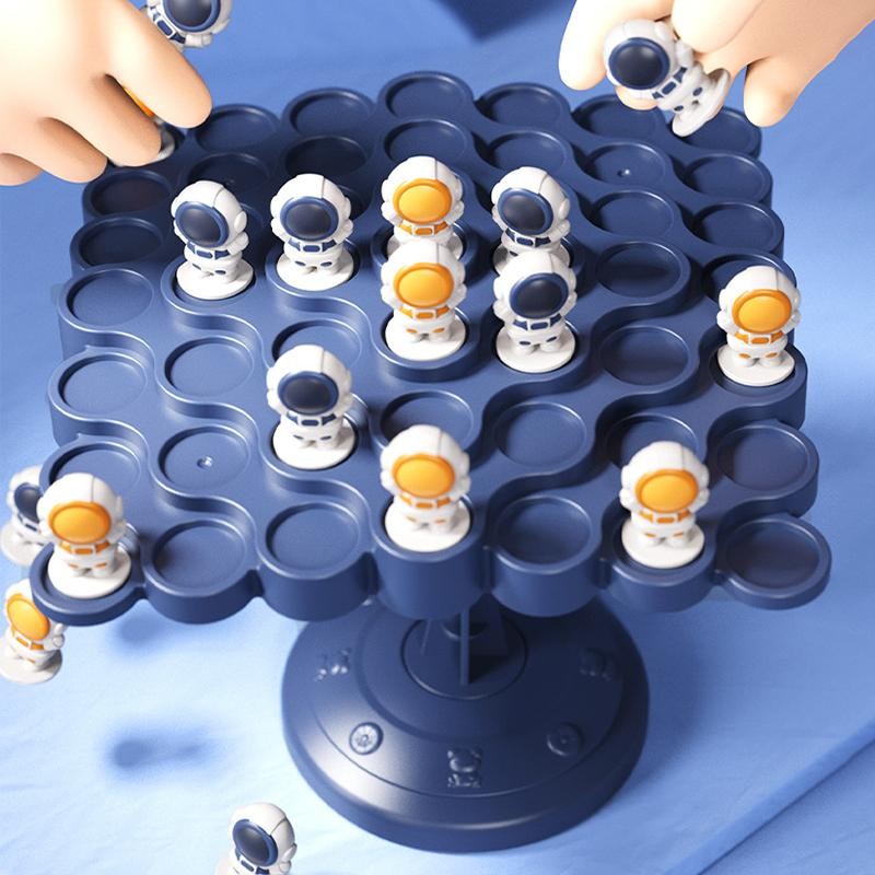 Kids Balance Tree Board Game Astronauts Frog Balance Board Tabletop Party Funny