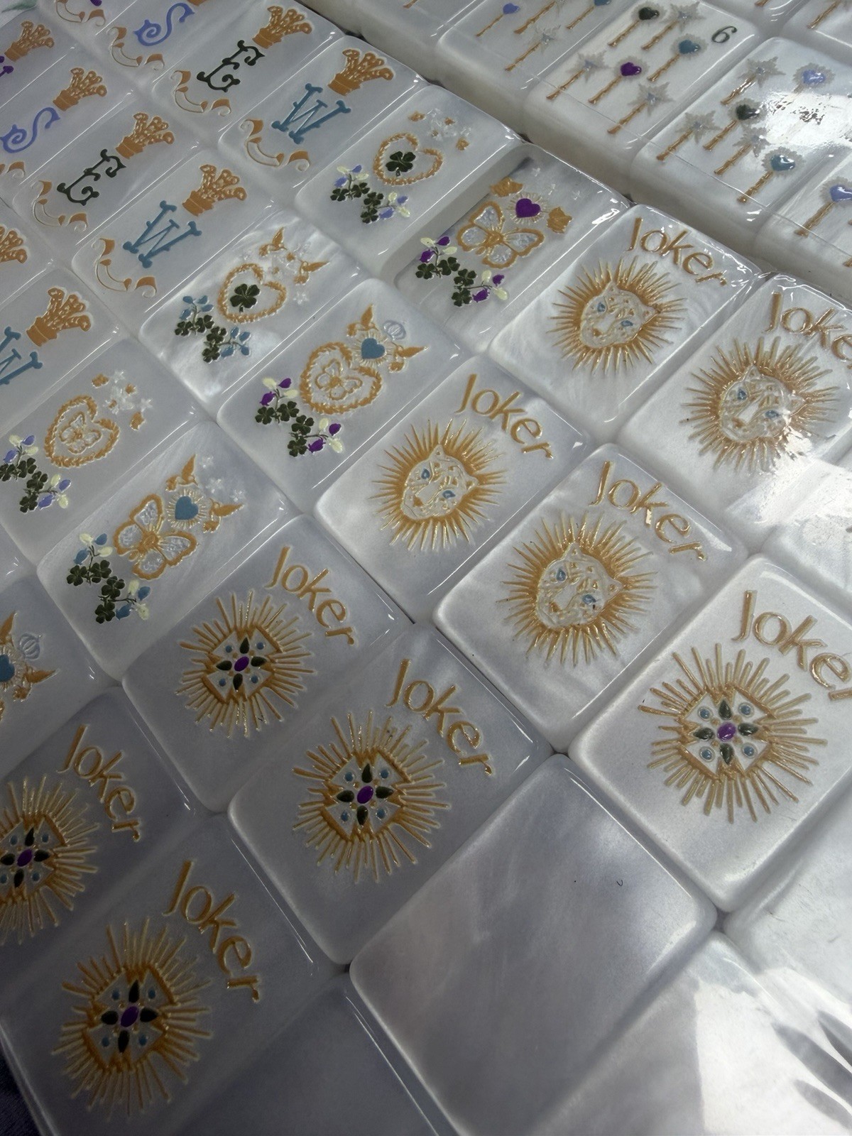 160 Mahjong Playing Tiles for American Style Game（36）