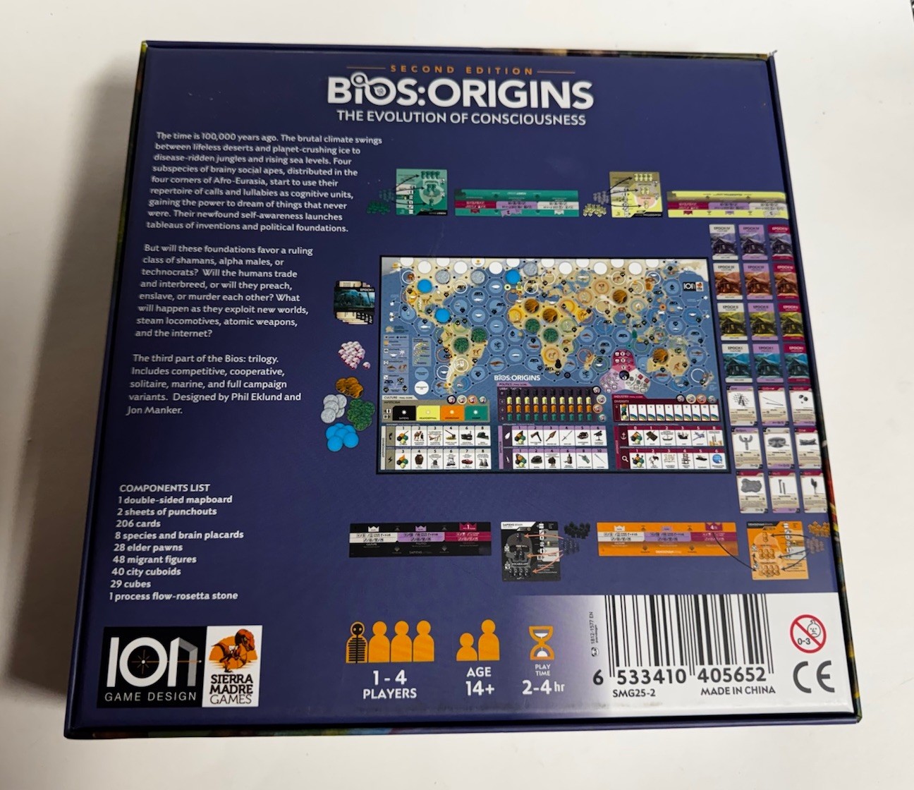 Bios: Origins 2nd Edit by Sierra Madre Games, Ion Games (opened, new) READ