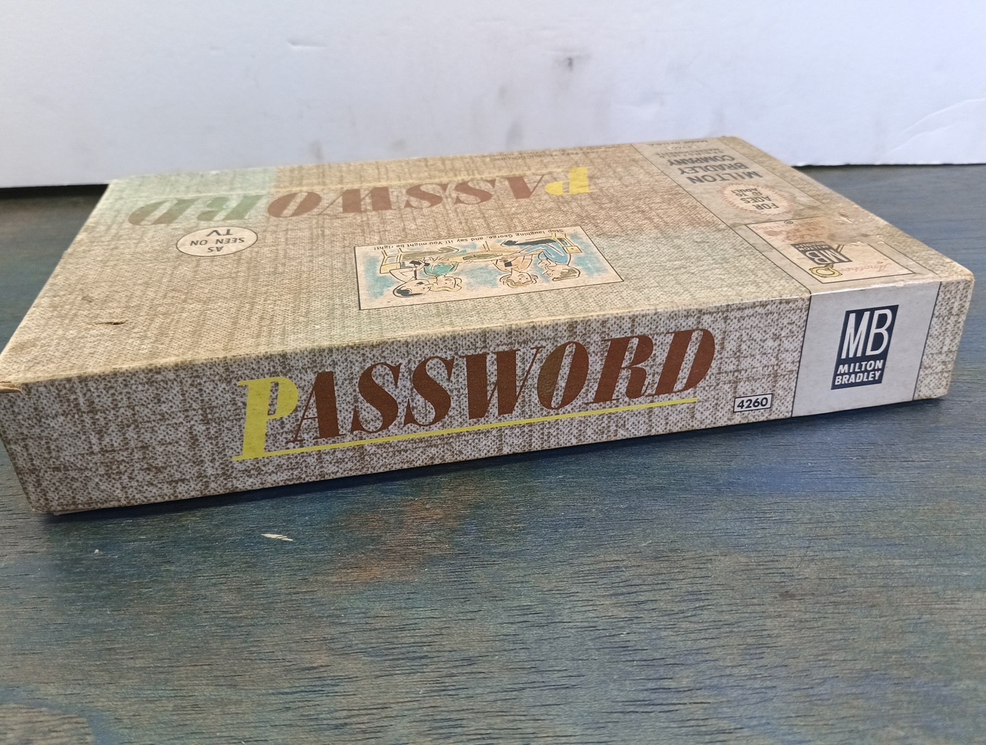 Vintage 1962 Milton Bradley Password Game 4260 – Missing One Answer Sleeve