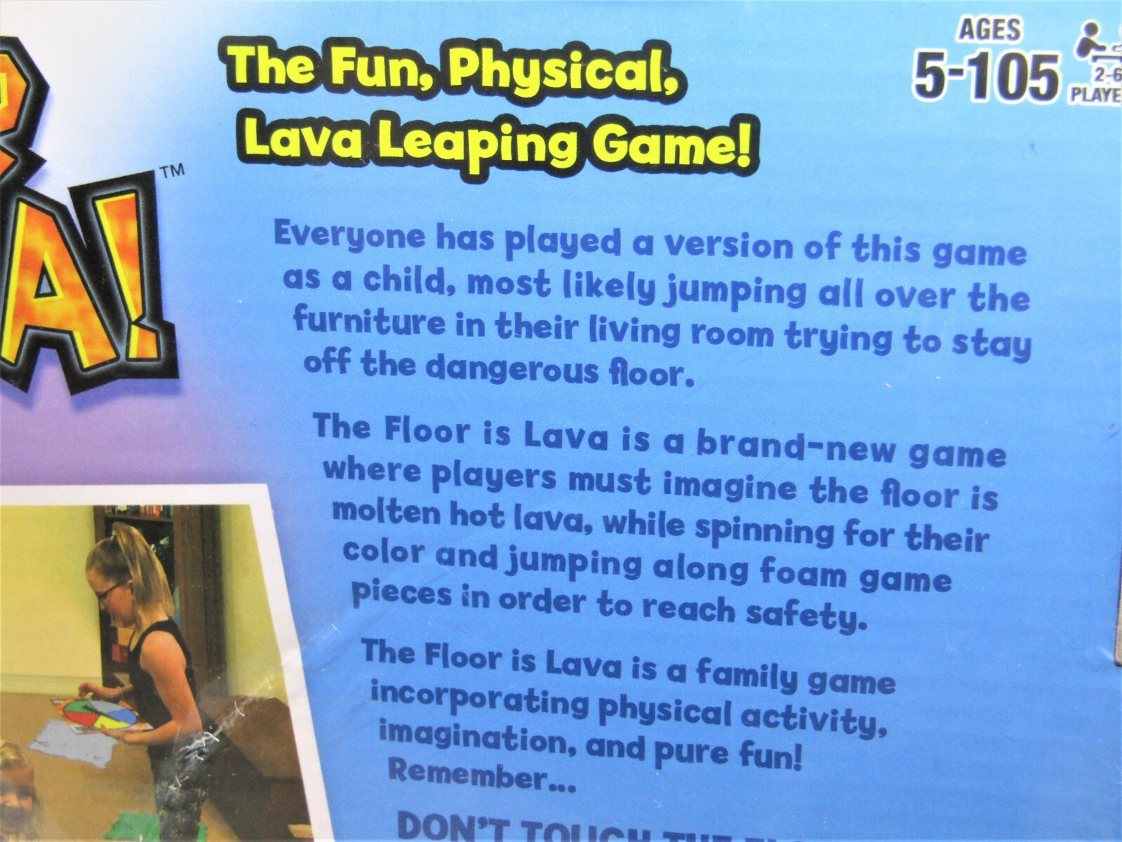 Endless Games, “The Floor is Lava”, Interactive Board Game. NIB.