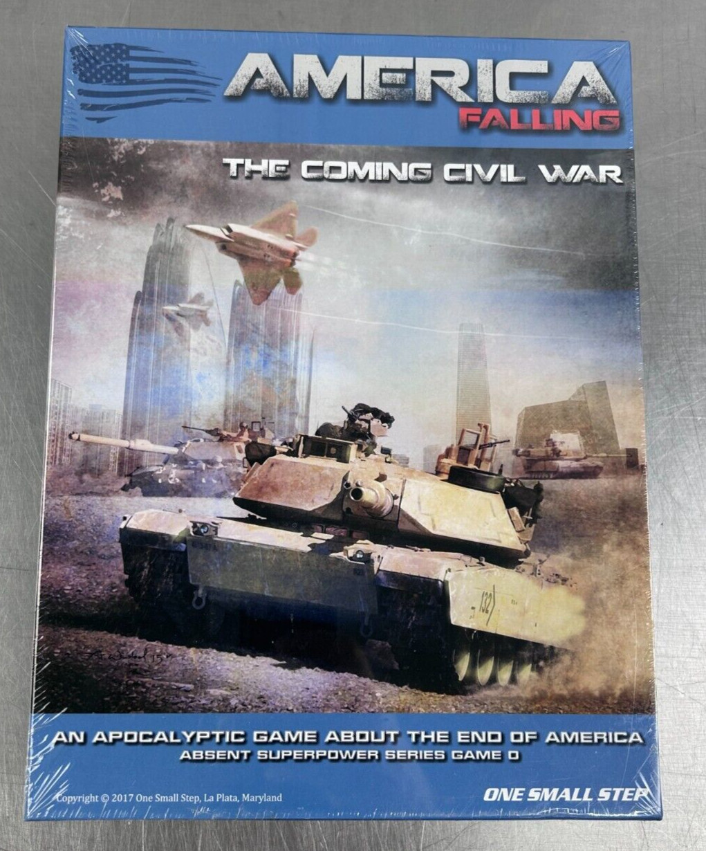 ONE SMALL STEP GAMES AMERICA FALLING Board Game COMPLETE New Sealed
