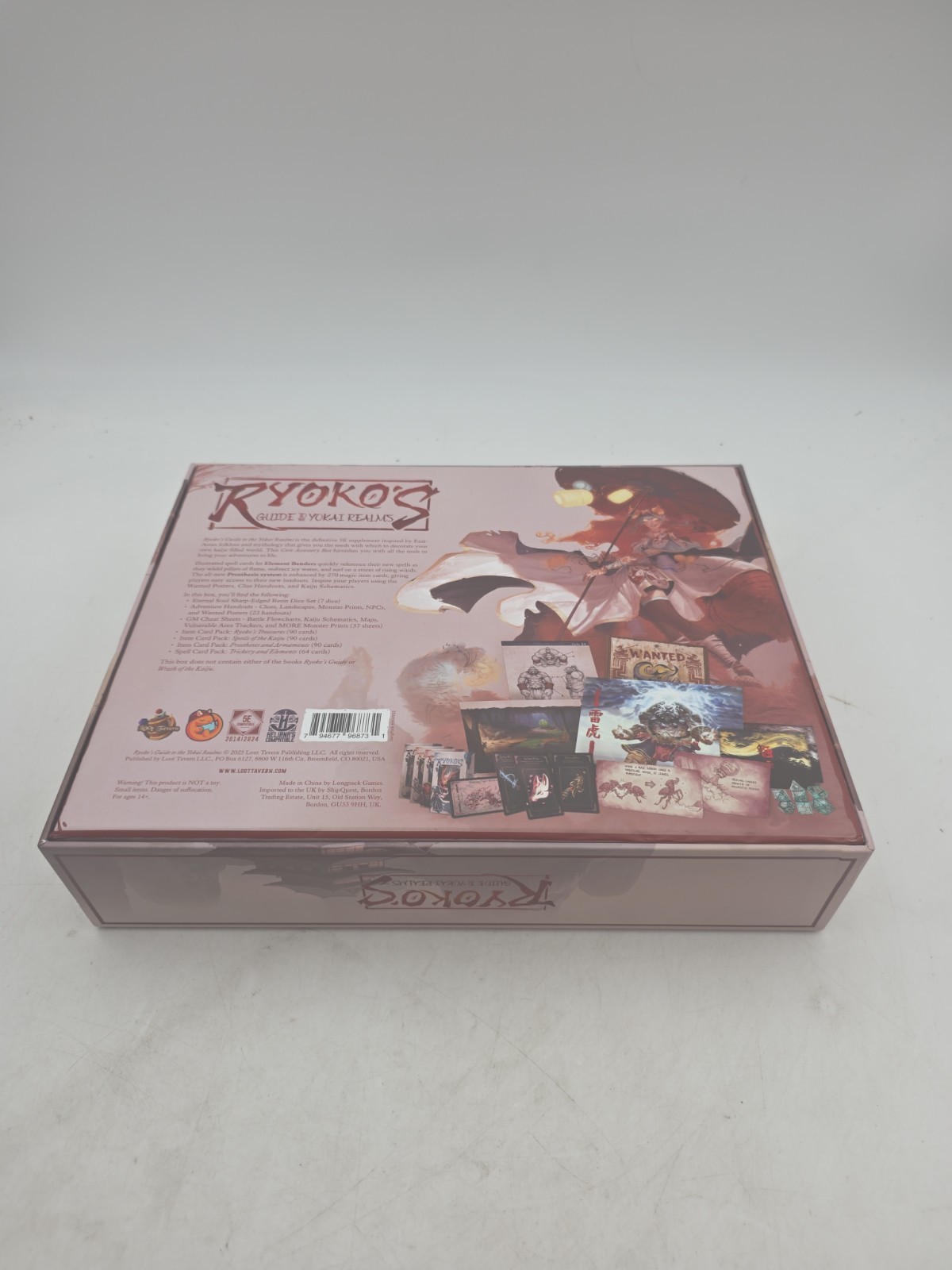 Ryokos Guide To The Yokai Realms Core Box Open Box