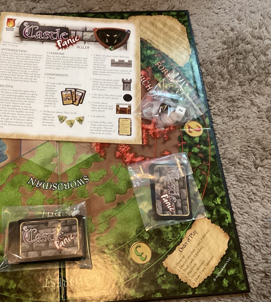 Castle Panic Board Game – 100% Complete – Very Good 2019