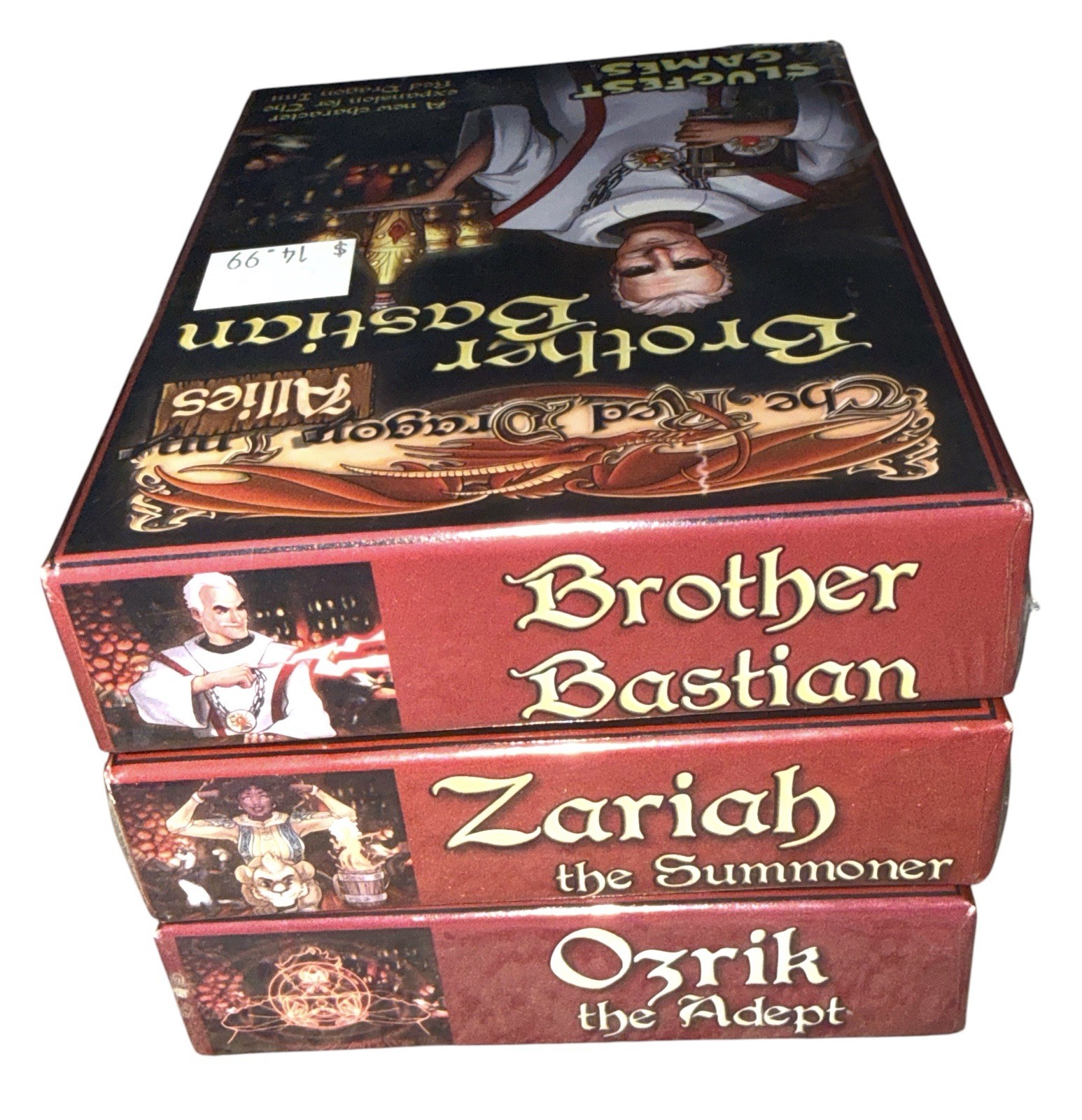 Red Dragon Inn ALLIES Expansion Lot SLUGFEST GAMES Ozrik-Zariah-Brother Bastian