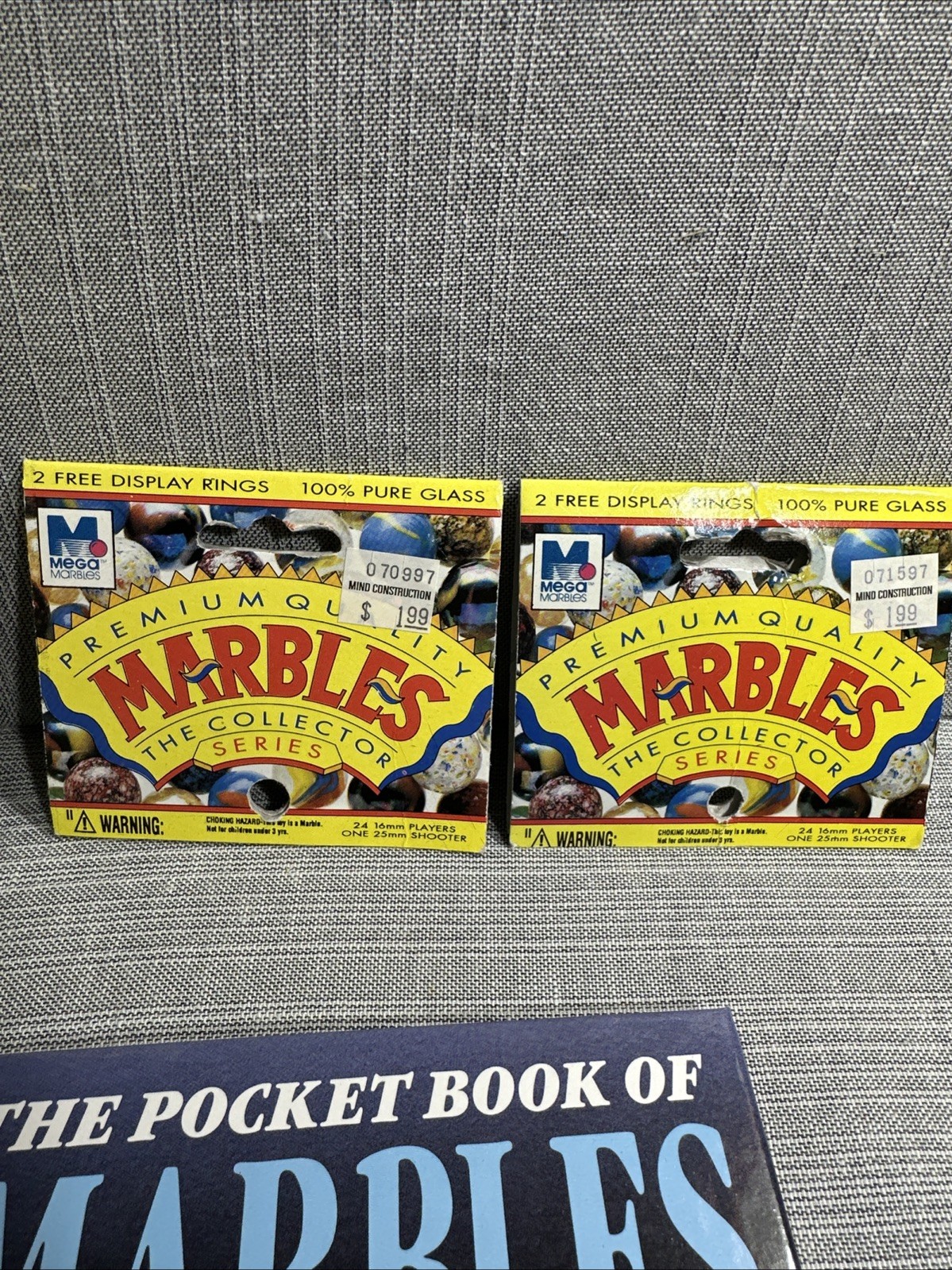 Vintage Marbles Original “Marble Book & Game Set” House of Marbles Opened