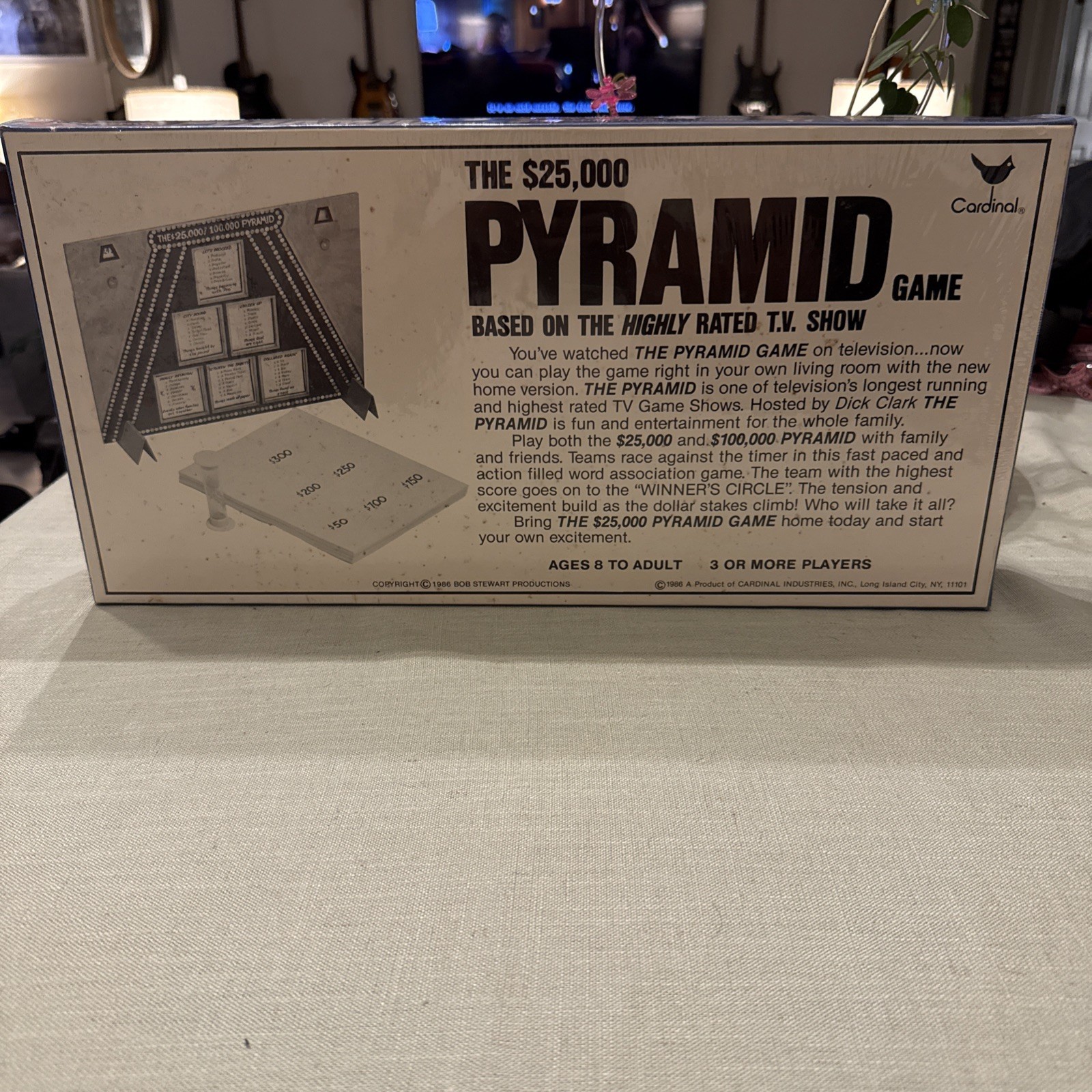 Vintage 1986 Cardinal THE $25,000 PYRAMID Game New Sealed