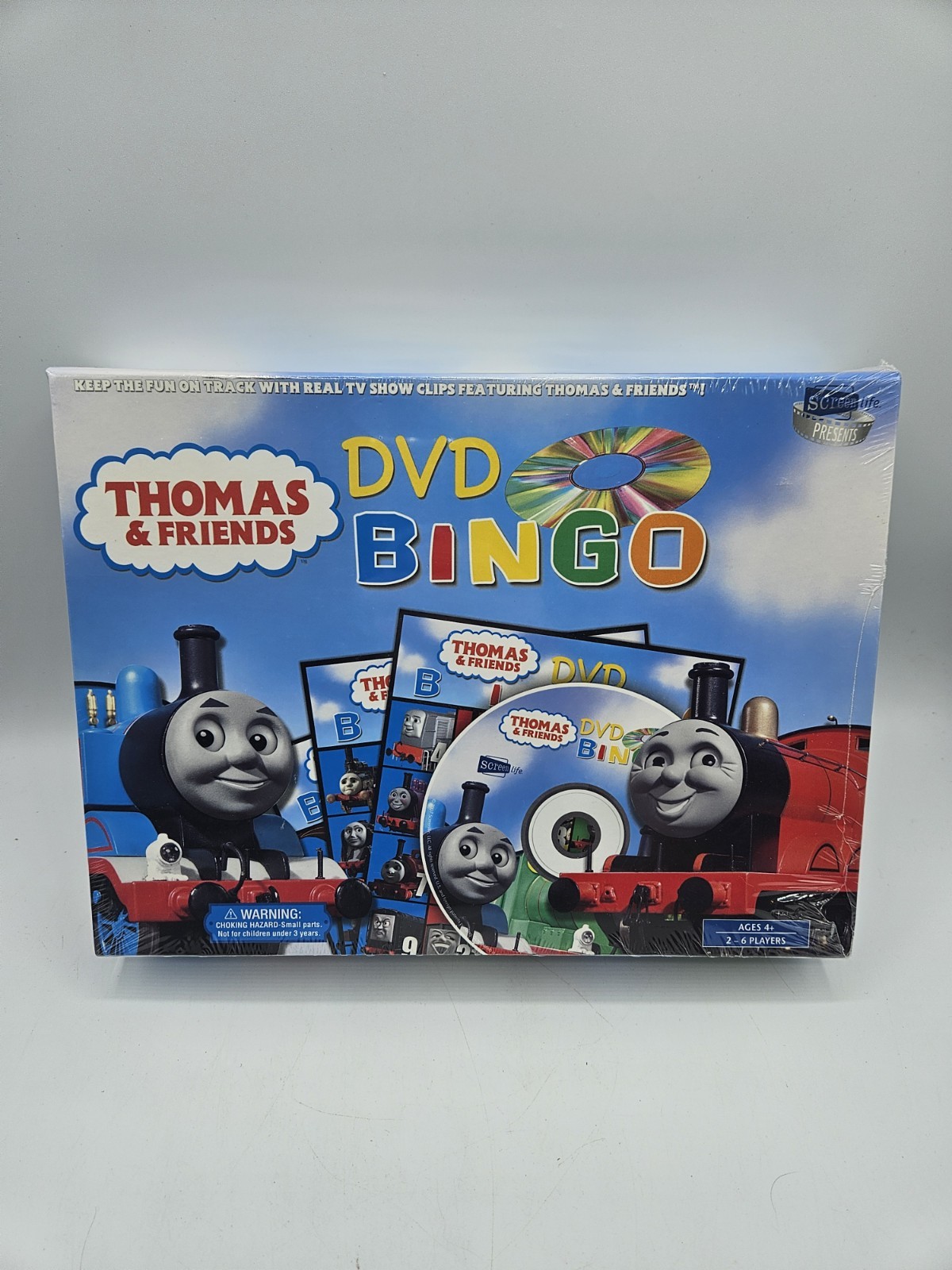 Thomas The Tank Engine & Friends DVD BINGO ScreenLife 2007 Board Game New/Sealed