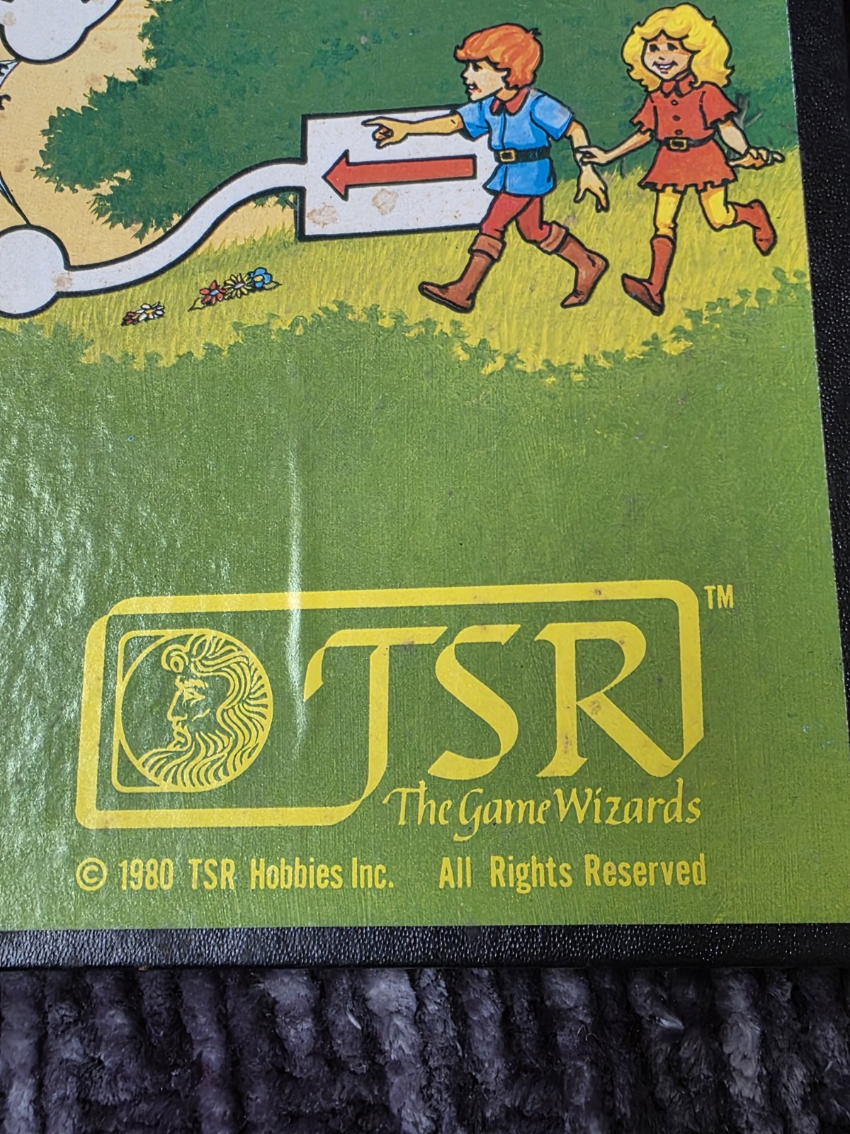 Vintage Rare TSR Fantasy Forest Board Game 1980 Complete Kids Dungeons & Dragons