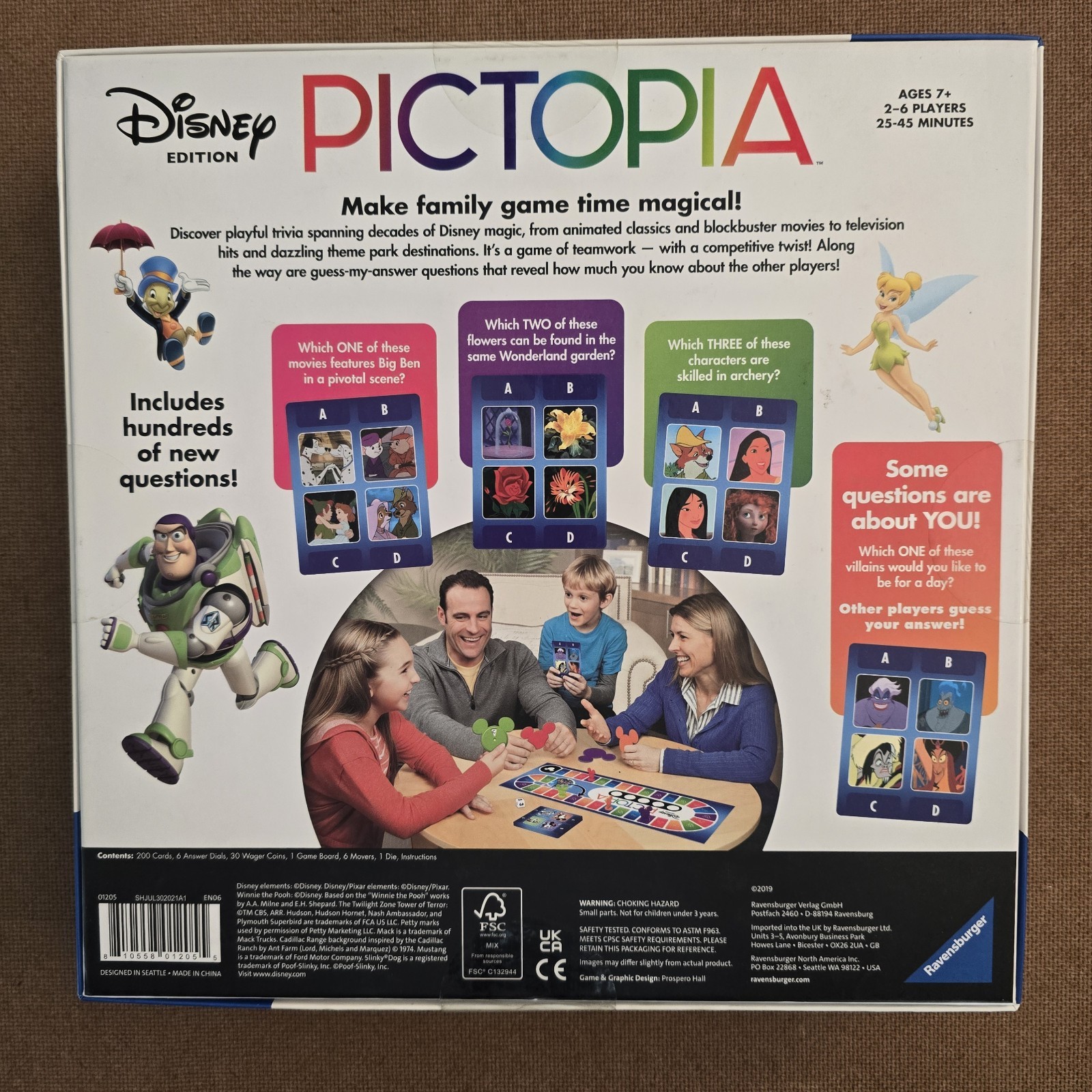 Pictopia Disney Edition – Ultimate Picture Trivia Family Game – Ravensburger NEW