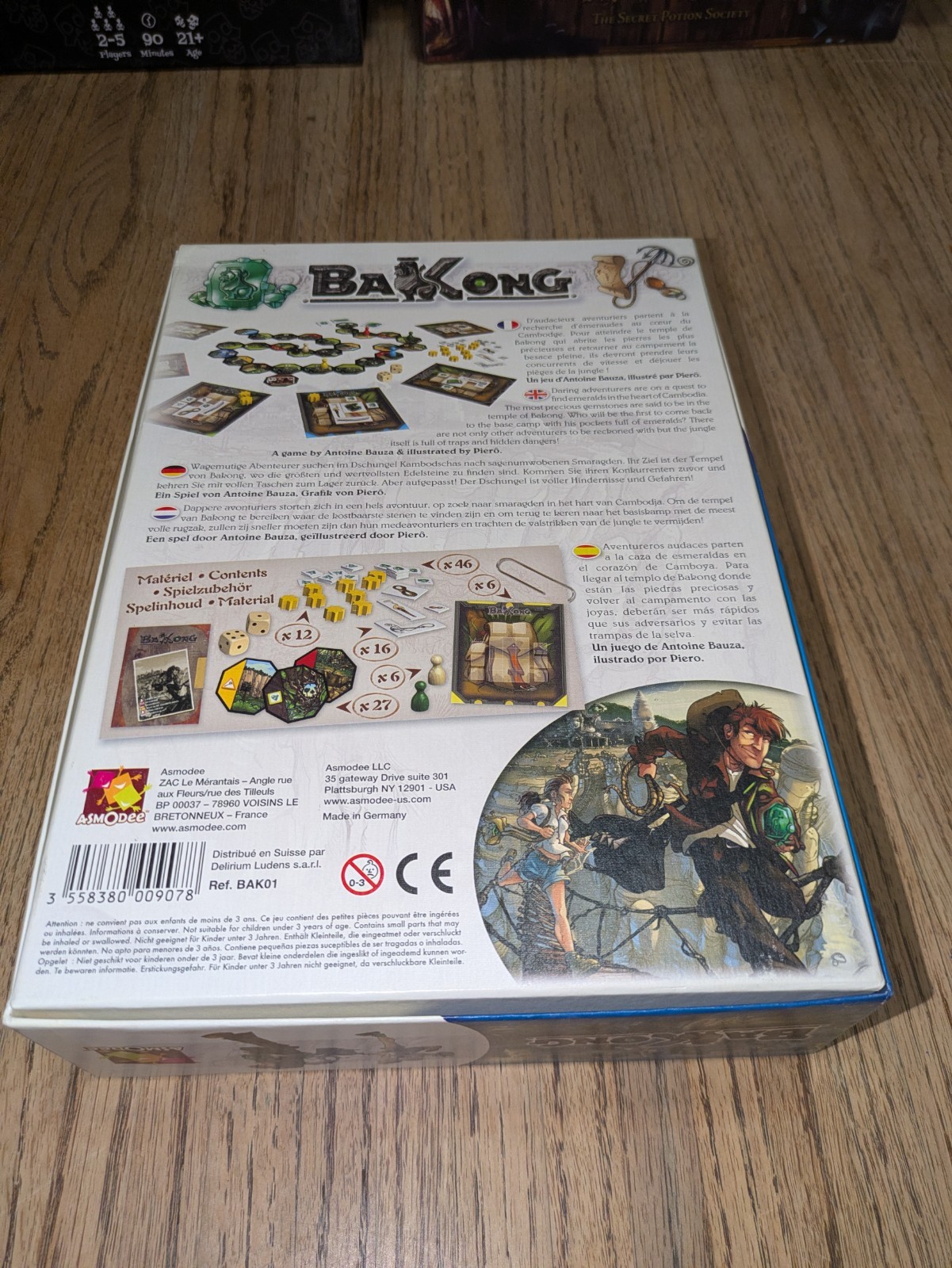 BAKONG Asmodee Games Open Box Never Played