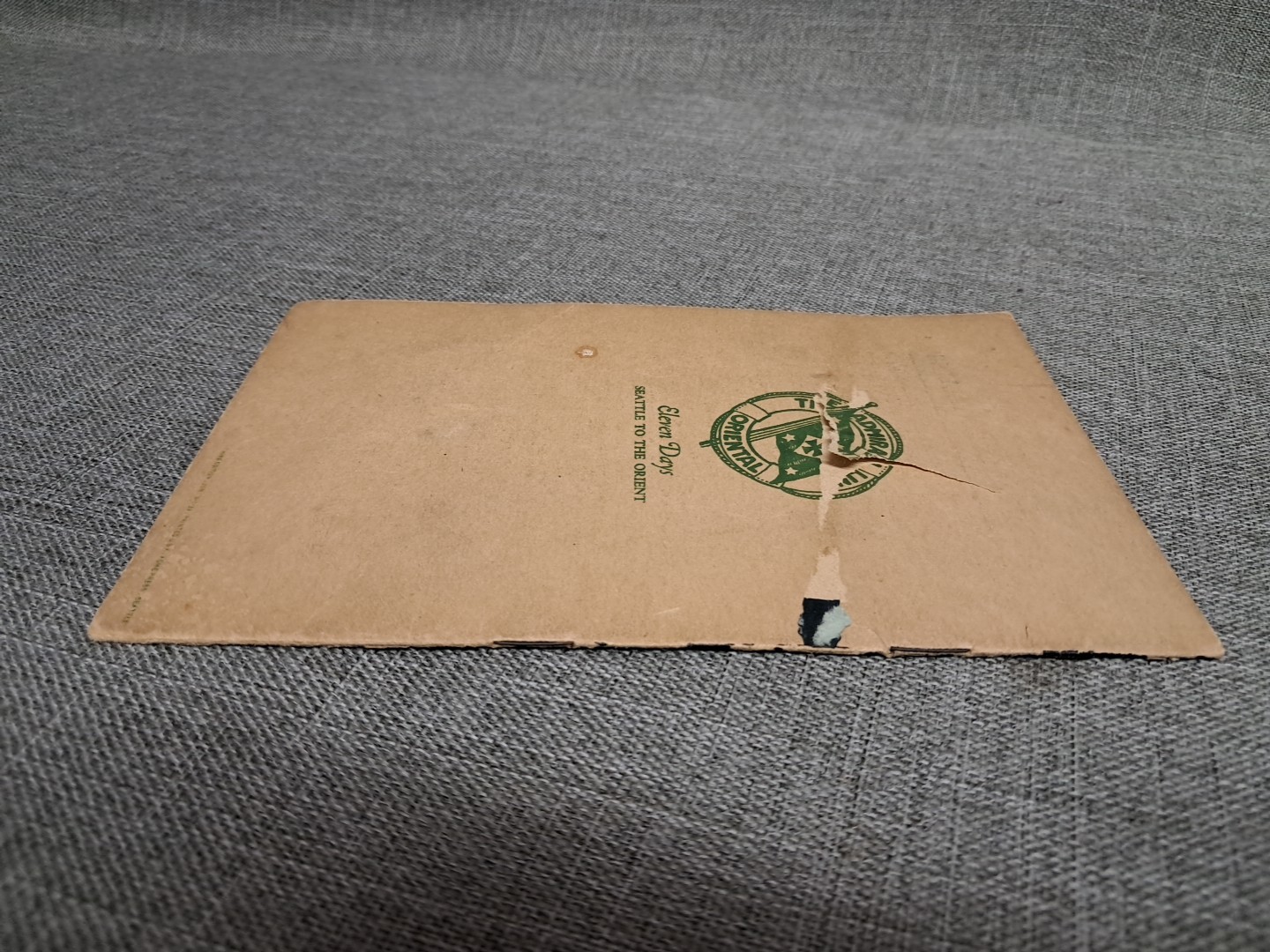 Ma-Chiong Admiral Oriental Line 1923 Third Edition Booklet Rough Read