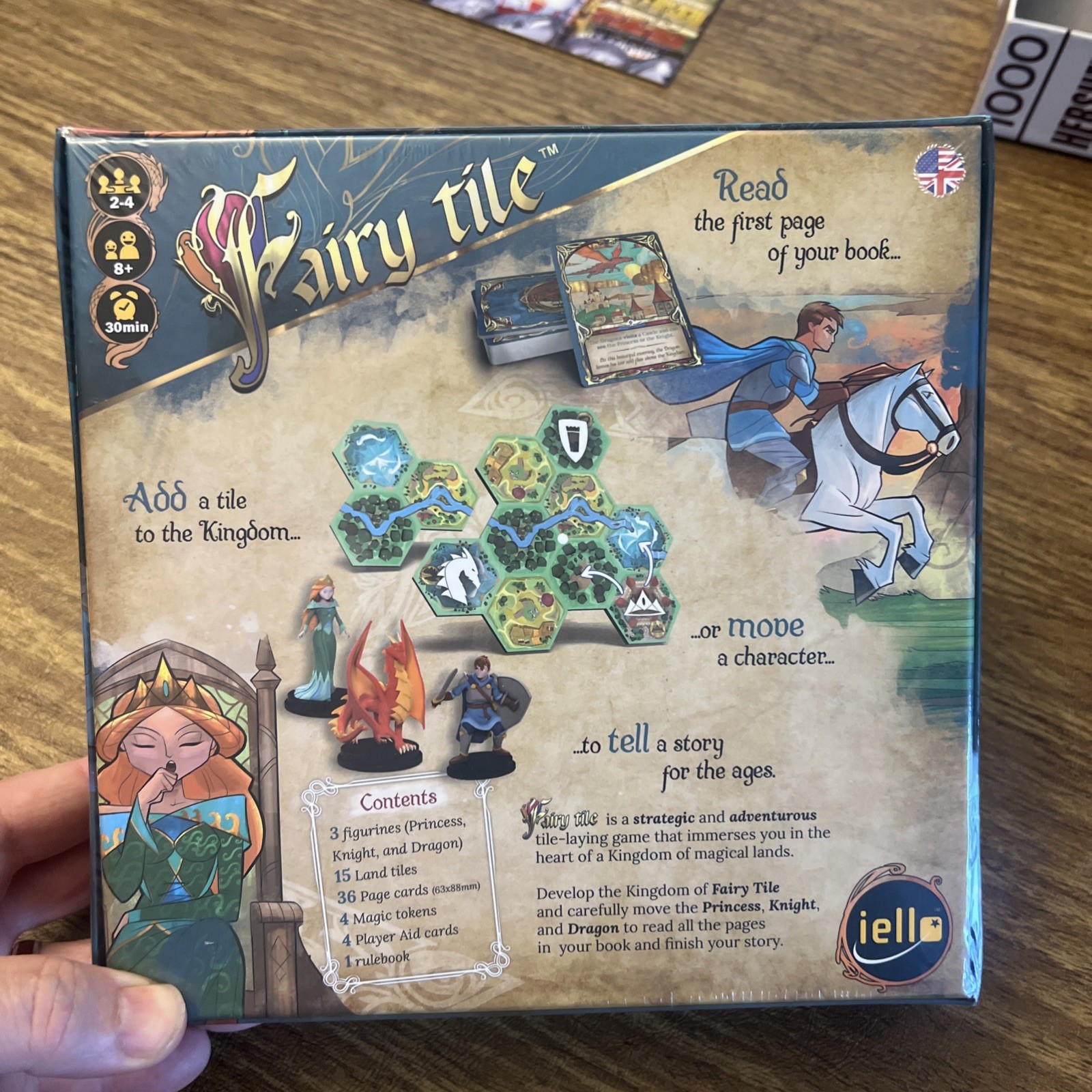 Fairy Tile Tale Board Game Storytelling Family Iello 8+ COMPLETE NEW sealed